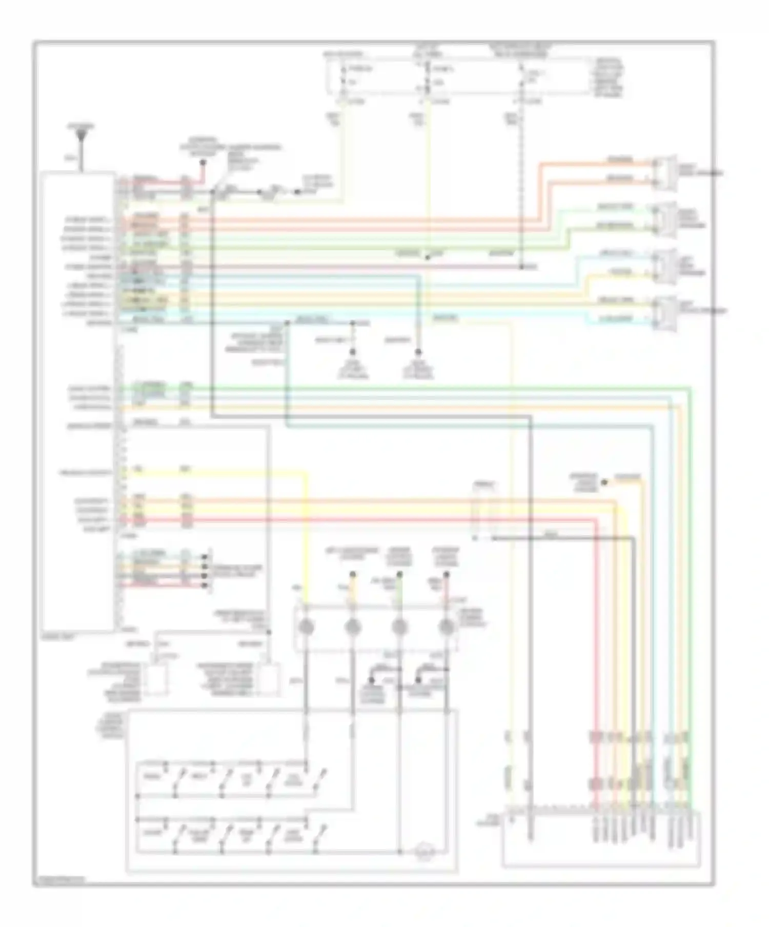 Wiring diagram ptc 1 for Mercury Mountaineer II (2001-2005) (3 of 3)