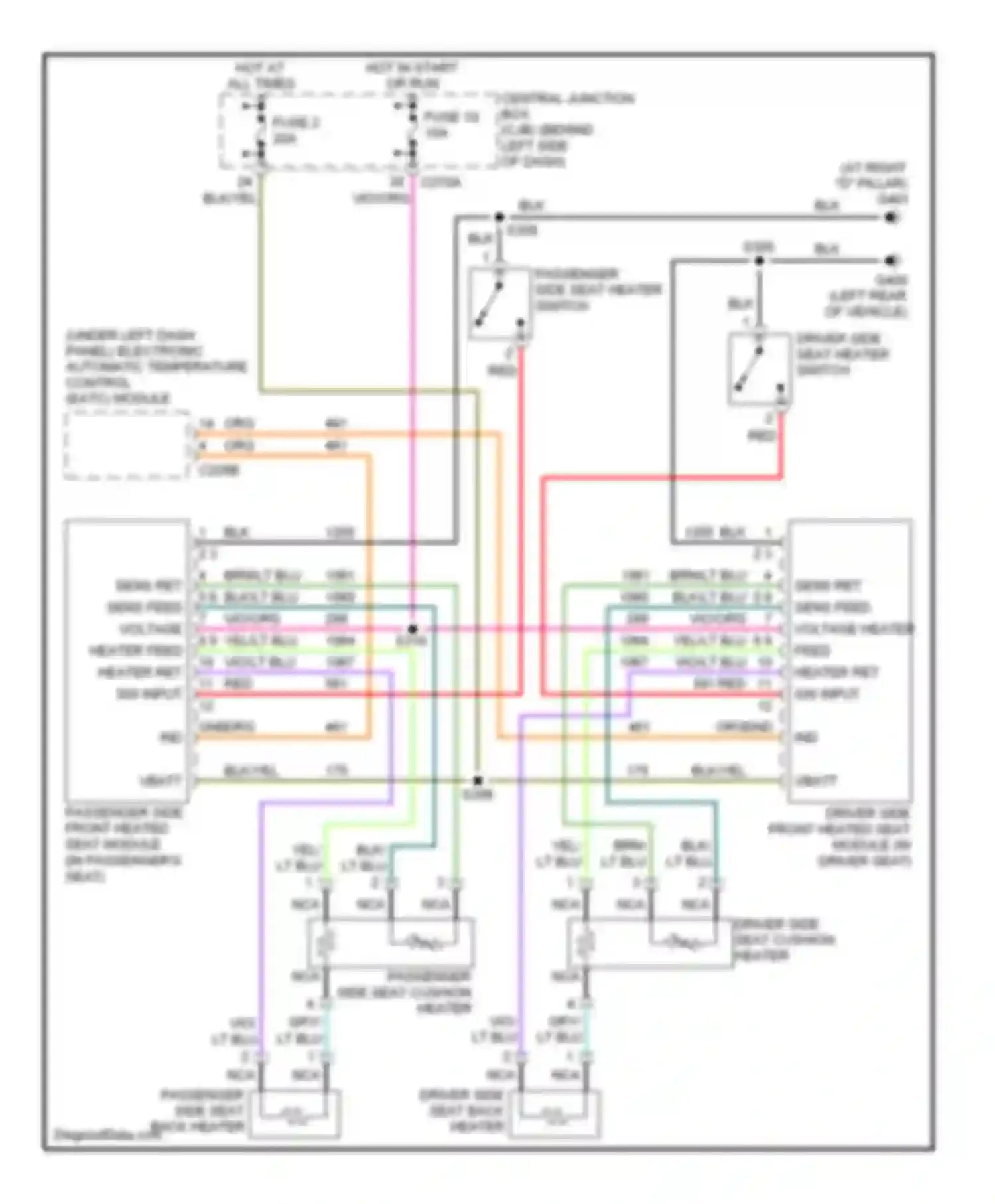 Wiring diagram red for Mercury Mountaineer II (2001-2005) (24 of 35)