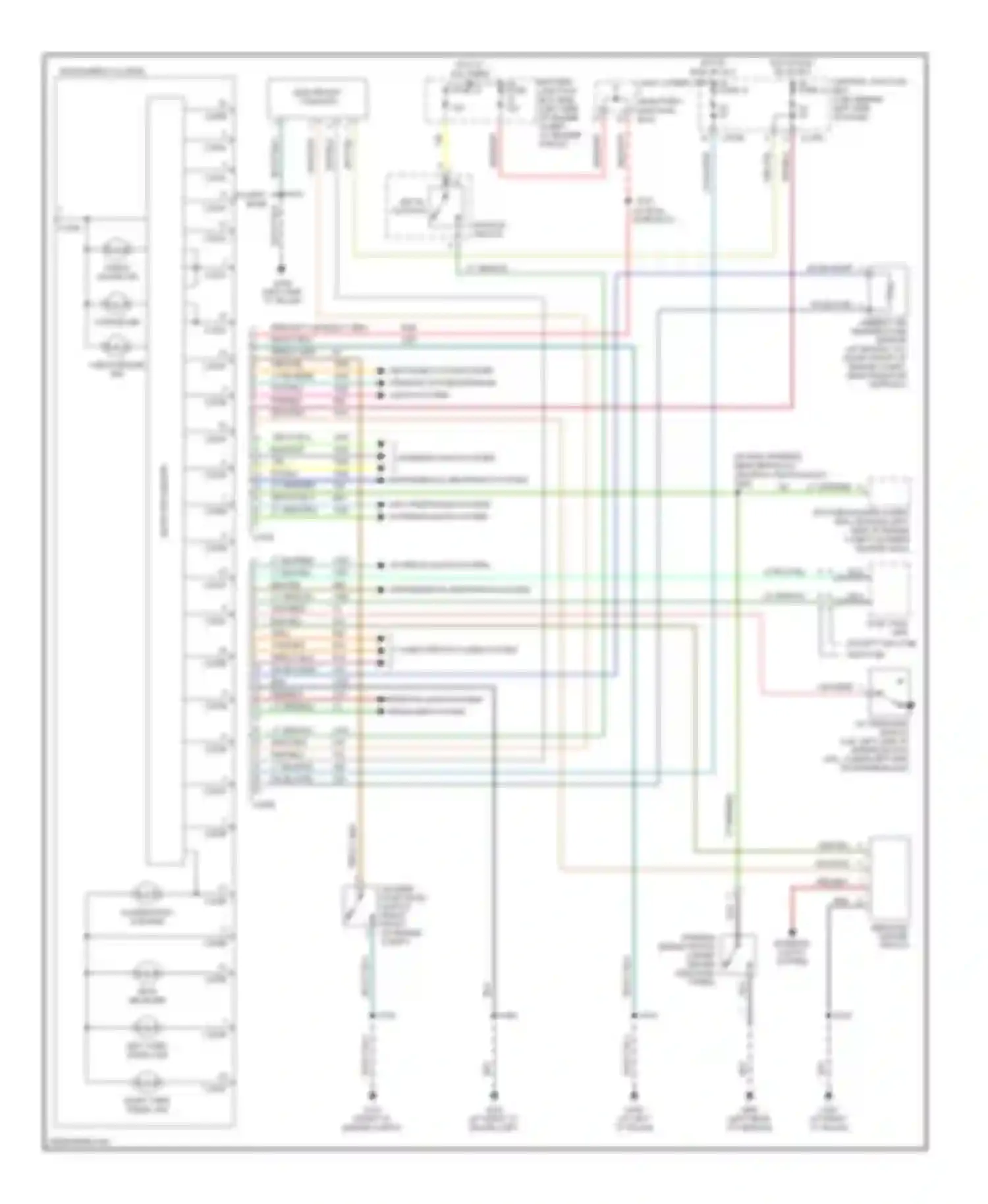 Wiring diagram tan/org for Mercury Mountaineer II (2001-2005) (8 of 14)
