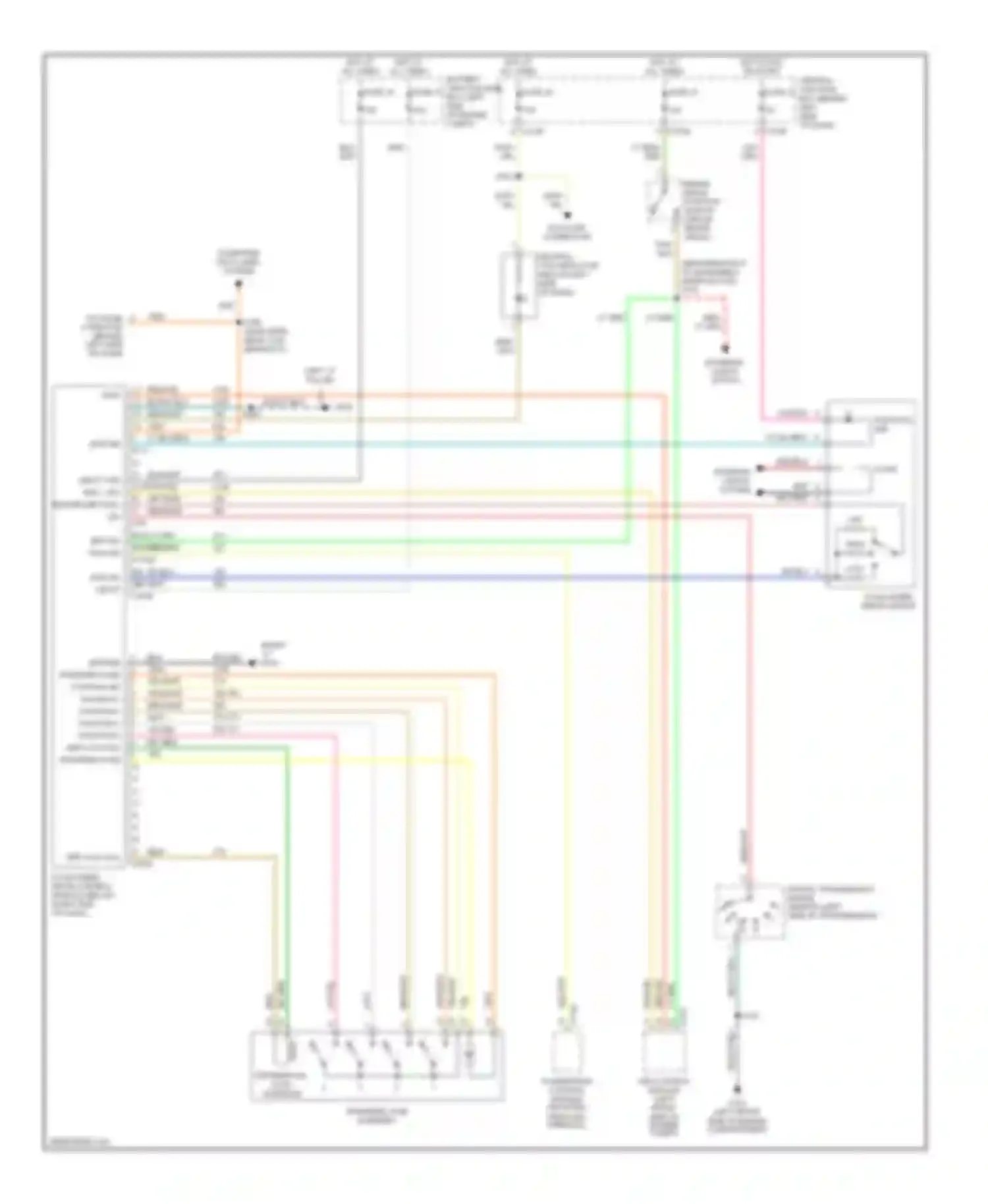 Wiring diagram yel/wht for Mercury Mountaineer II (2001-2005) (1 of 10)
