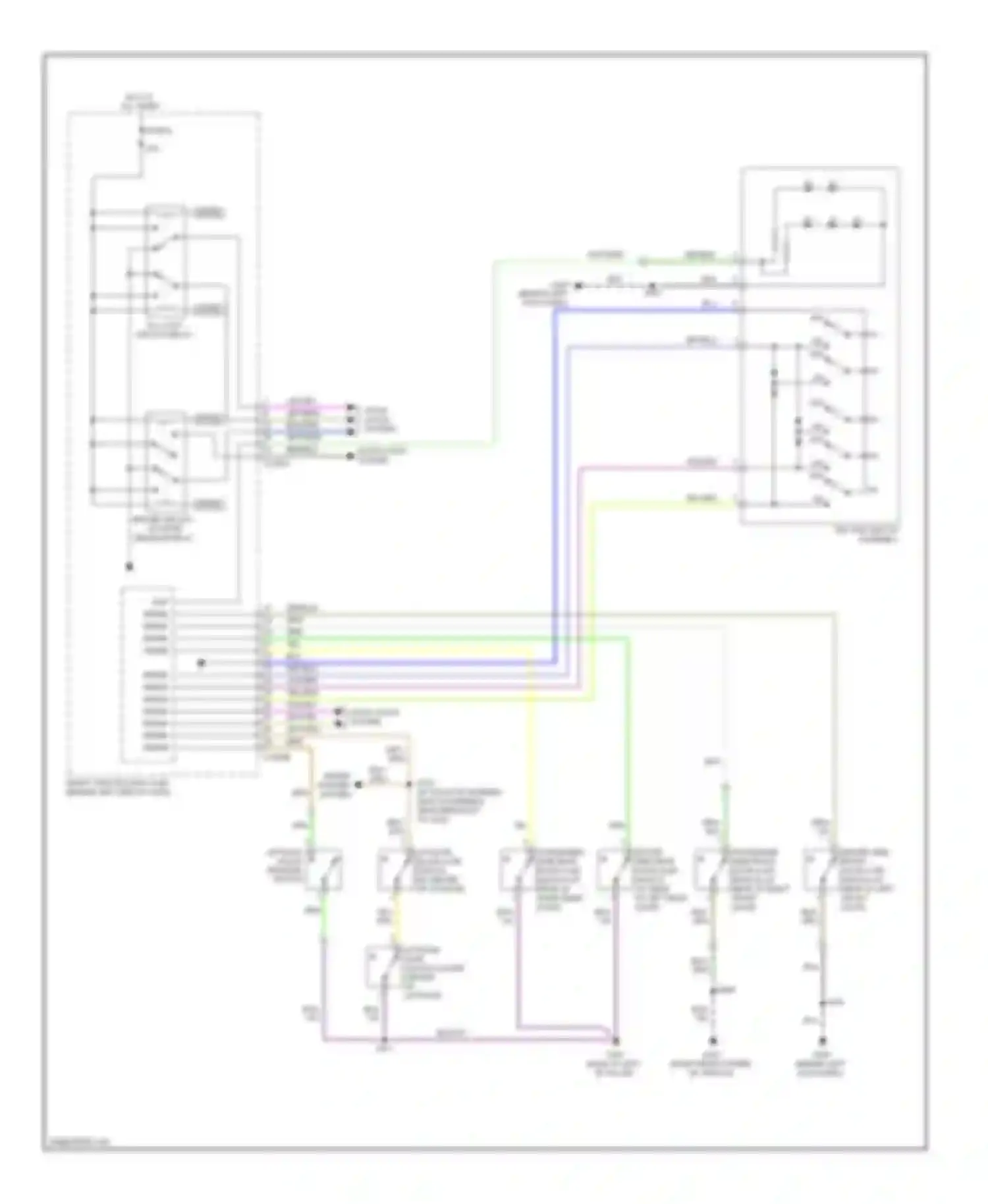 Mountaineer Mercury III (2005-2010): Forced entry circuit