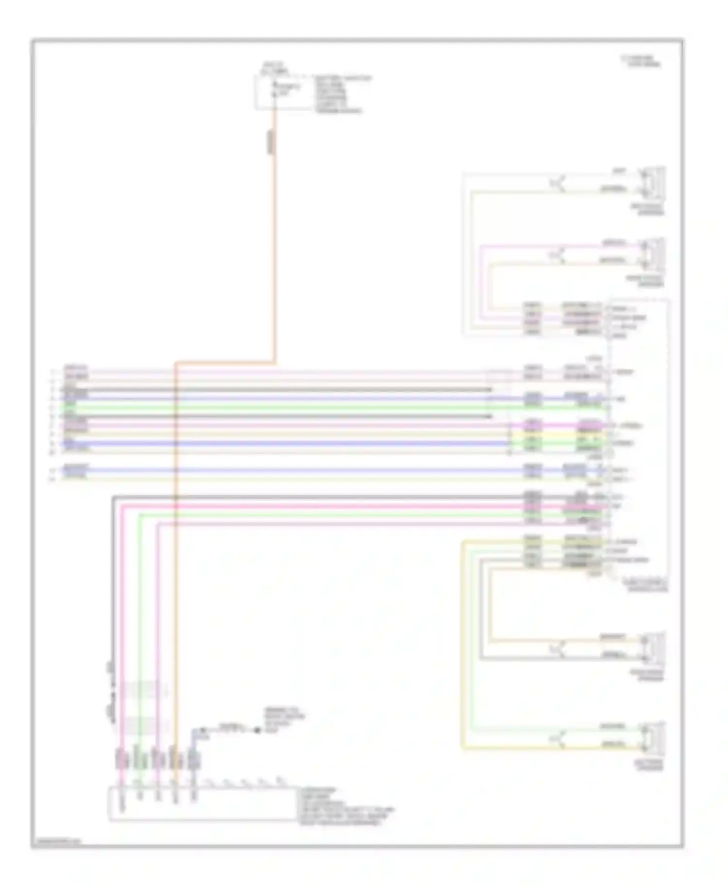 Wiring diagram 11 12 mic + mic - for Mercury Mountaineer III (2005-2010) (1 of 1)