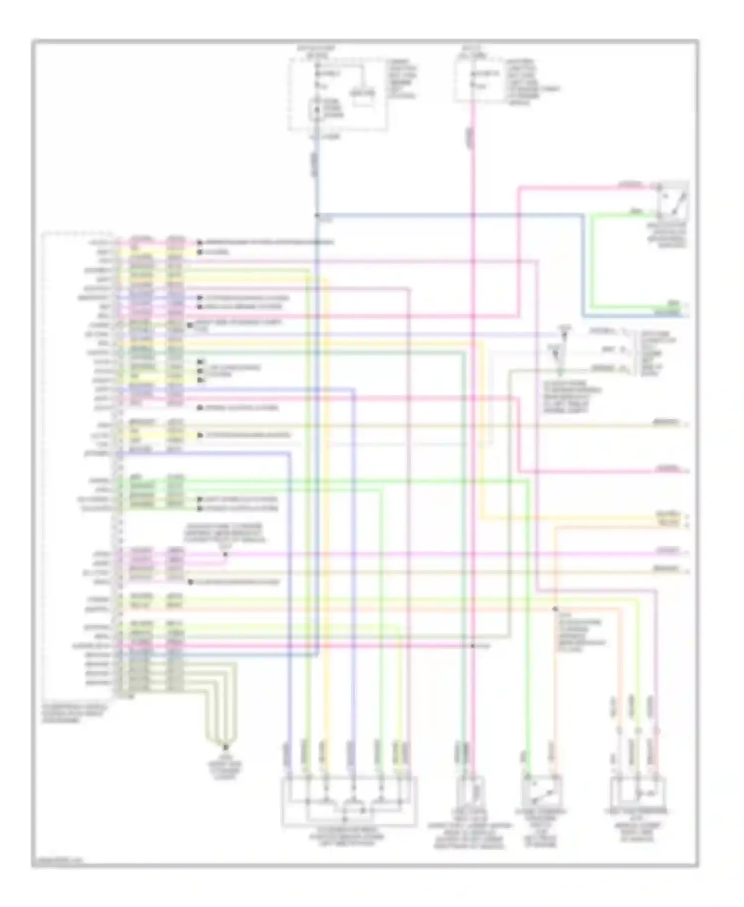 Wiring diagram cruise control system for Mercury Mountaineer III (2005-2010) (1 of 2)