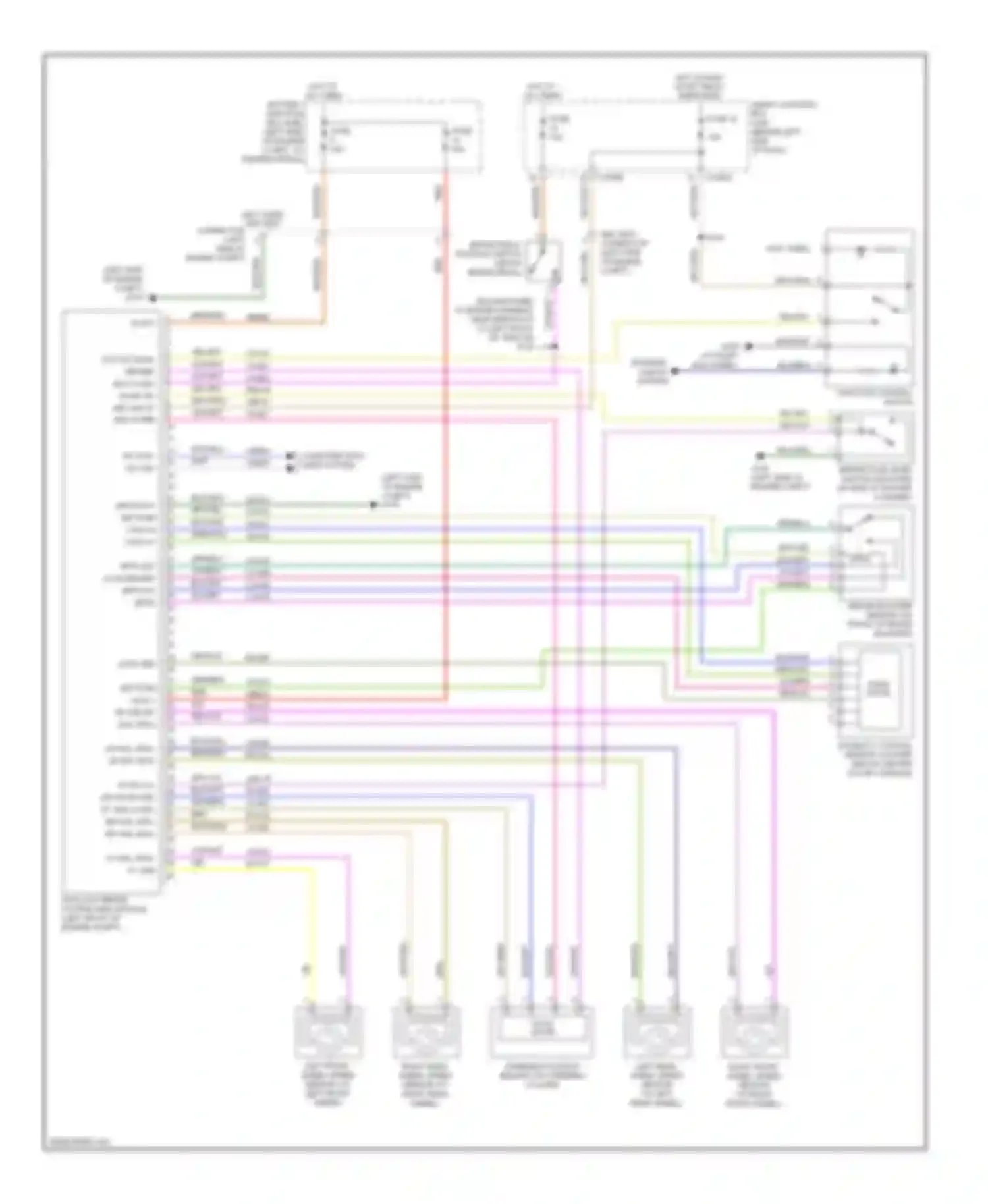 Wiring diagram lf whl spd+ fl gnd for Mercury Mountaineer III (2005-2010) (1 of 1)