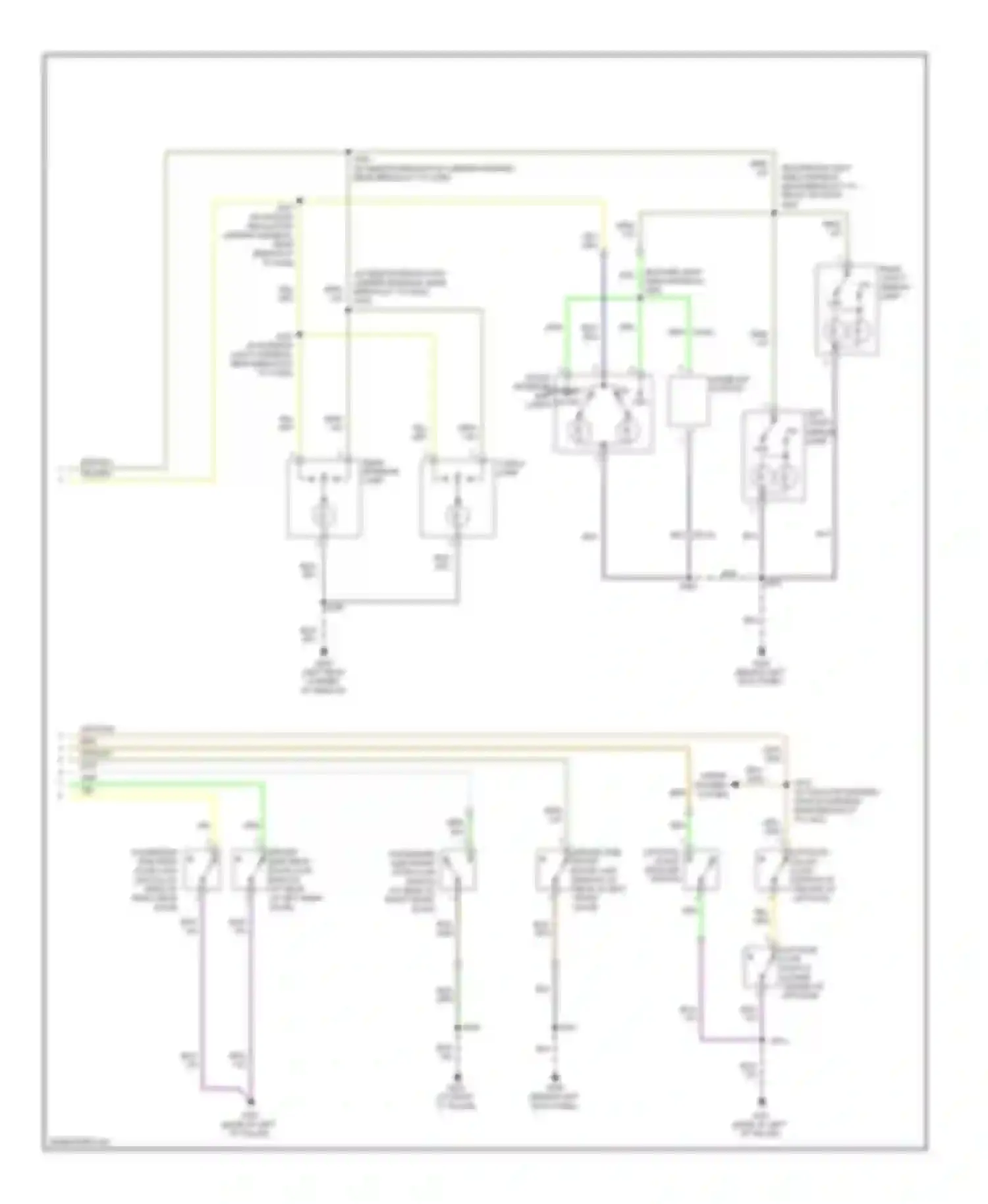 Wiring diagram liftgate ajar switch for Mercury Mountaineer III (2005-2010) (1 of 2)