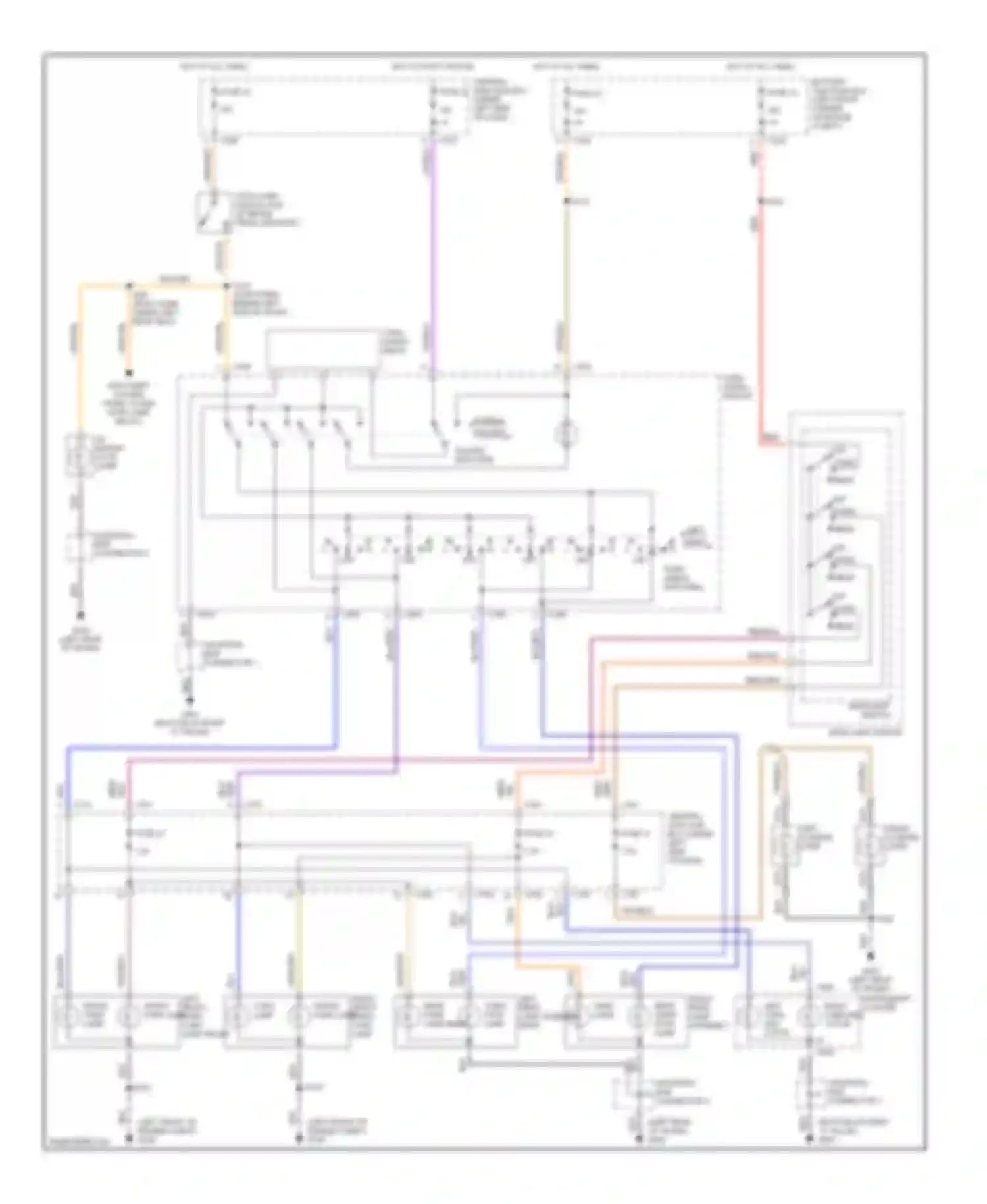 Mystique Mercury I (1994-2000): Exterior lamps circuit