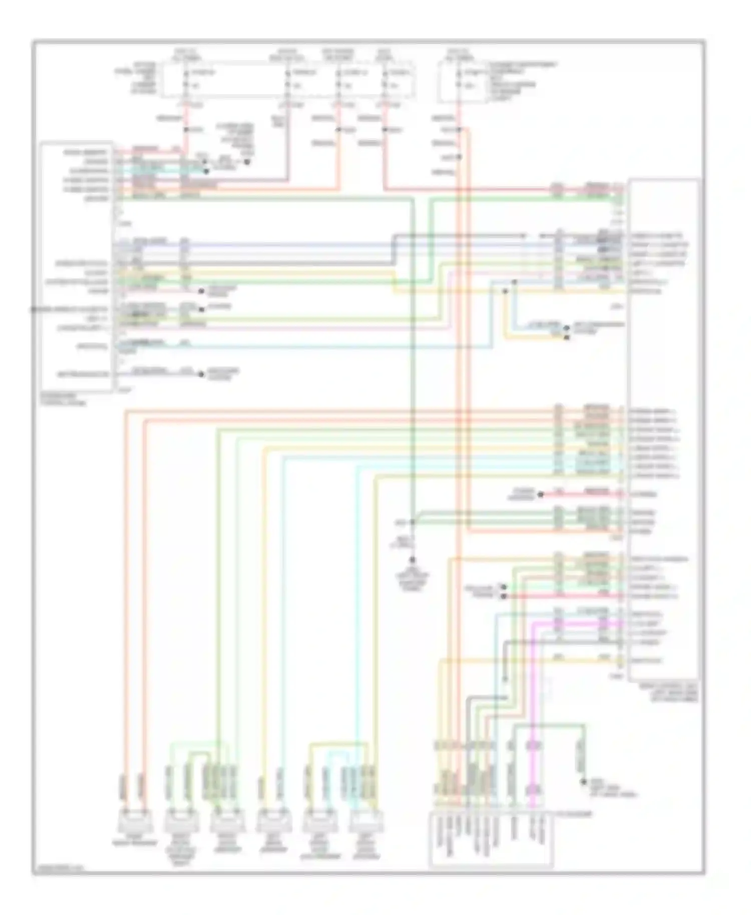 Wiring diagram lt blu/blk for Mercury Sable III (1995-1999) (8 of 9)