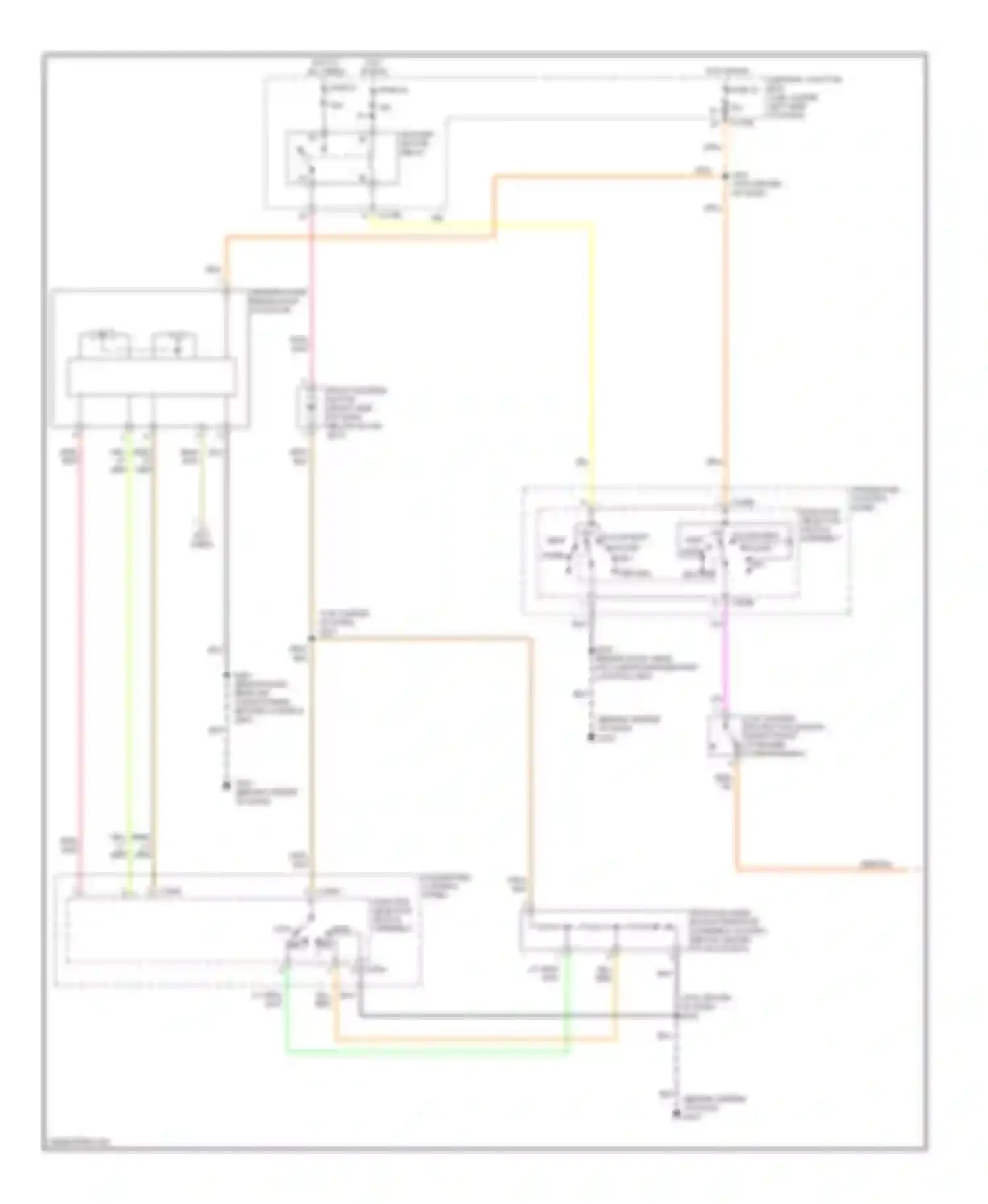 Sable Mercury IV (1999-2005): Manual a/c circuit (1 of 2)