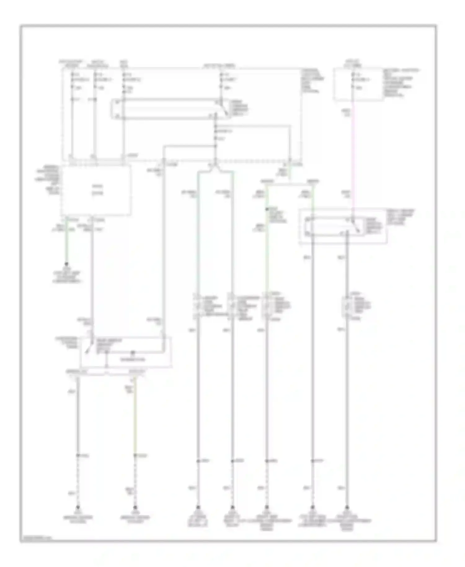 Sable Mercury IV (1999-2005): Defoggers circuit