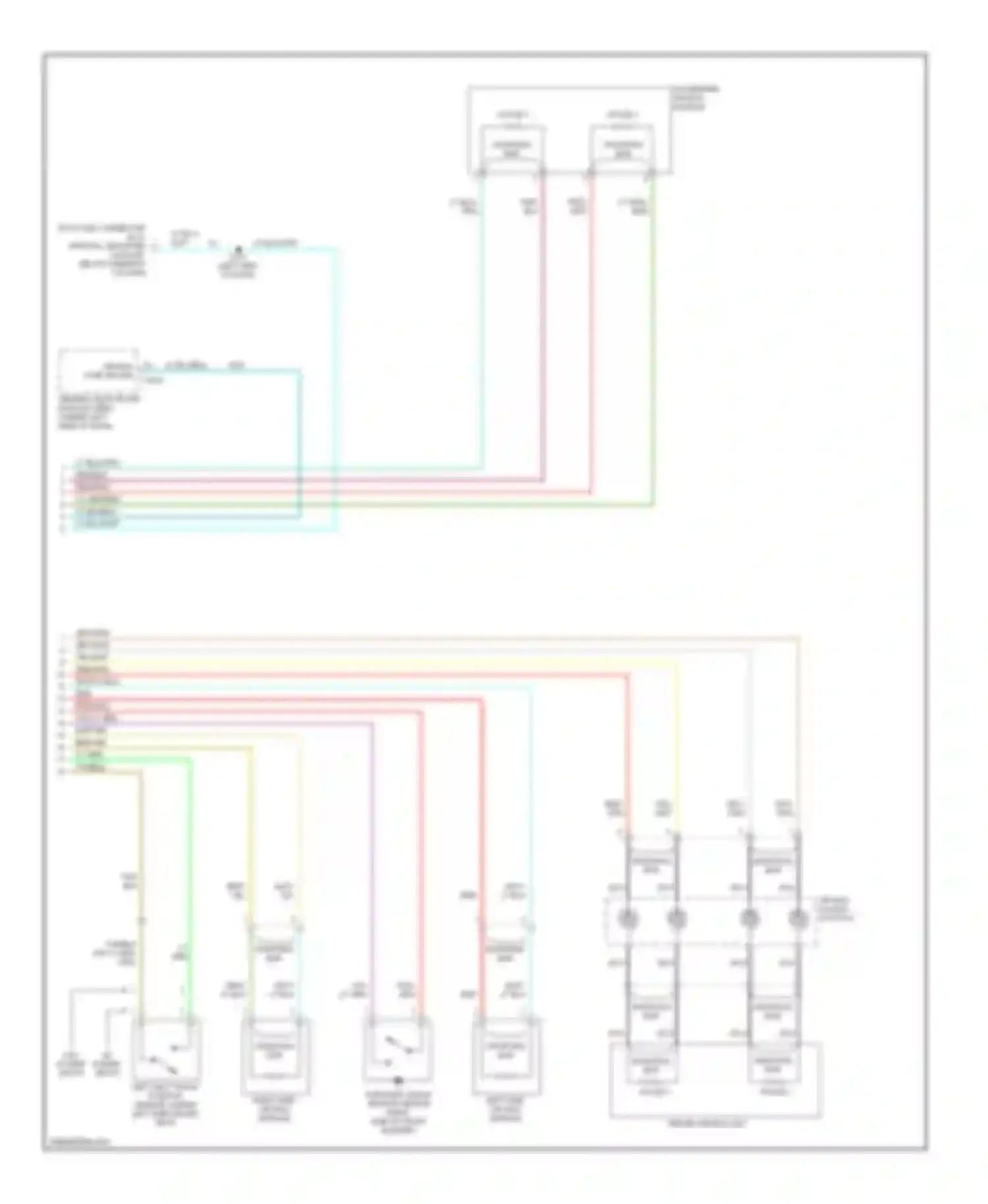Sable Mercury IV (1999-2005): Supplemental restraints circuit (2 of 2)