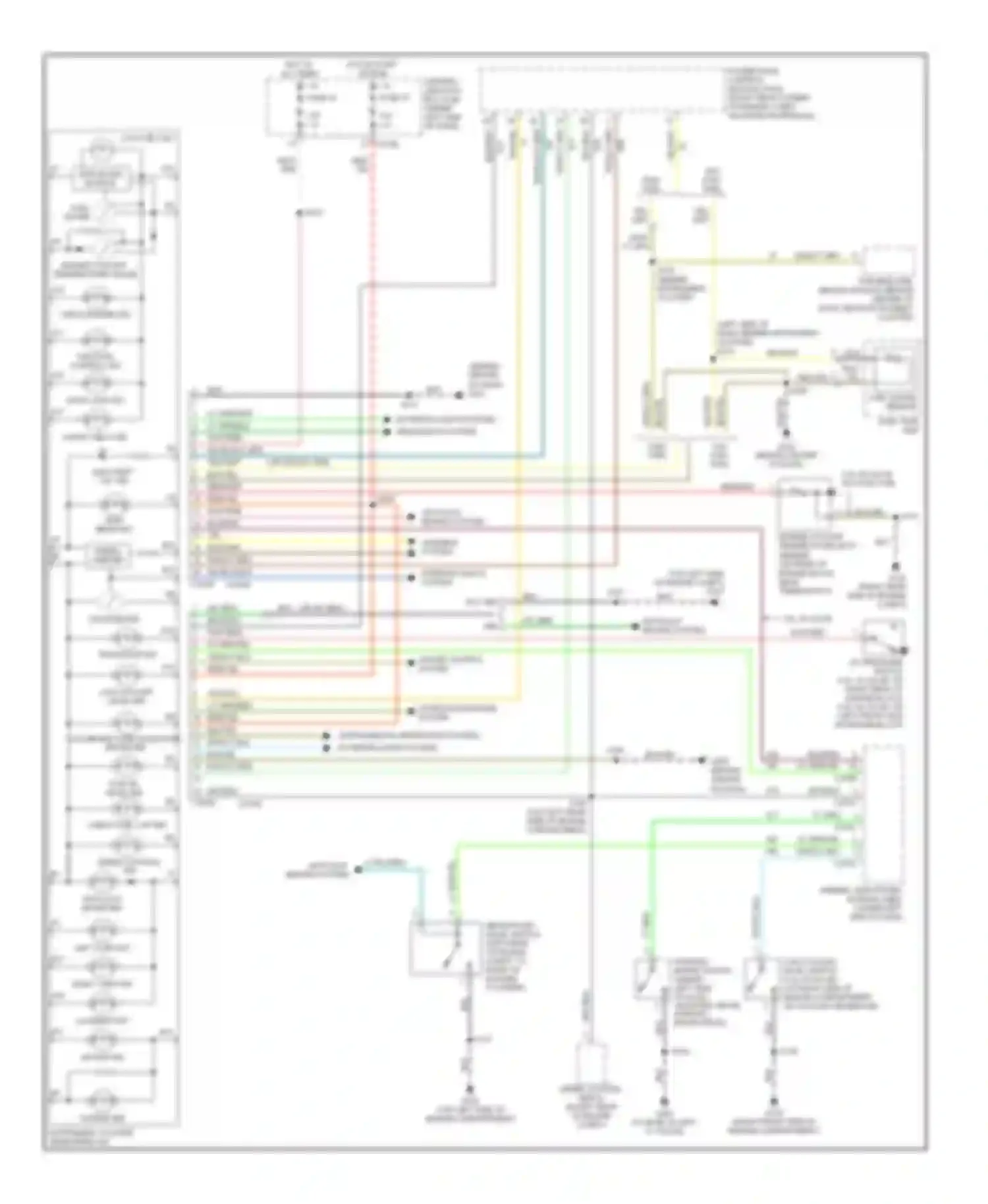 Wiring diagram flex fuel for Mercury Sable IV (1999-2005) (1 of 1)