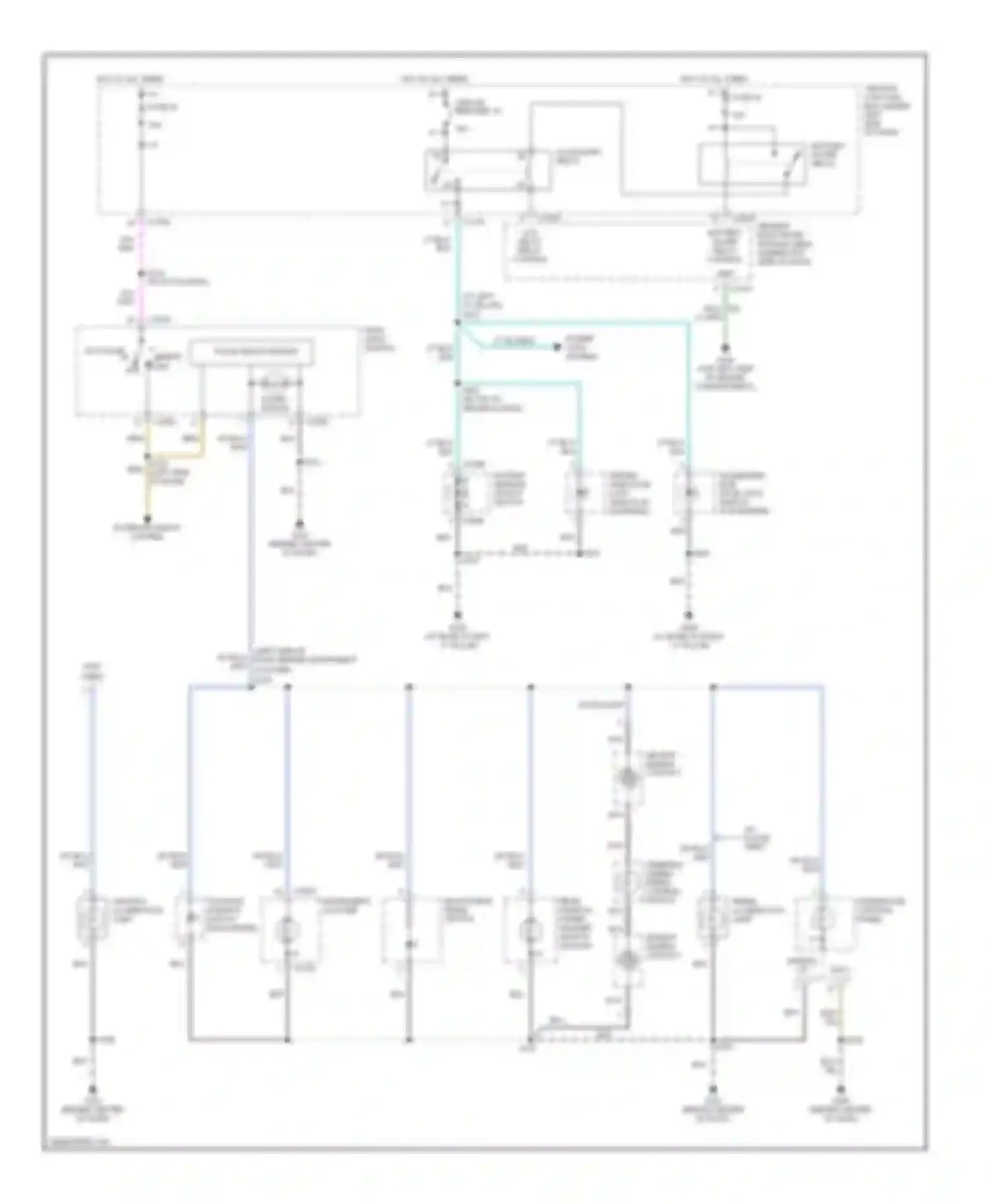 Wiring diagram pulse width module for Mercury Sable IV (1999-2005) (1 of 1)