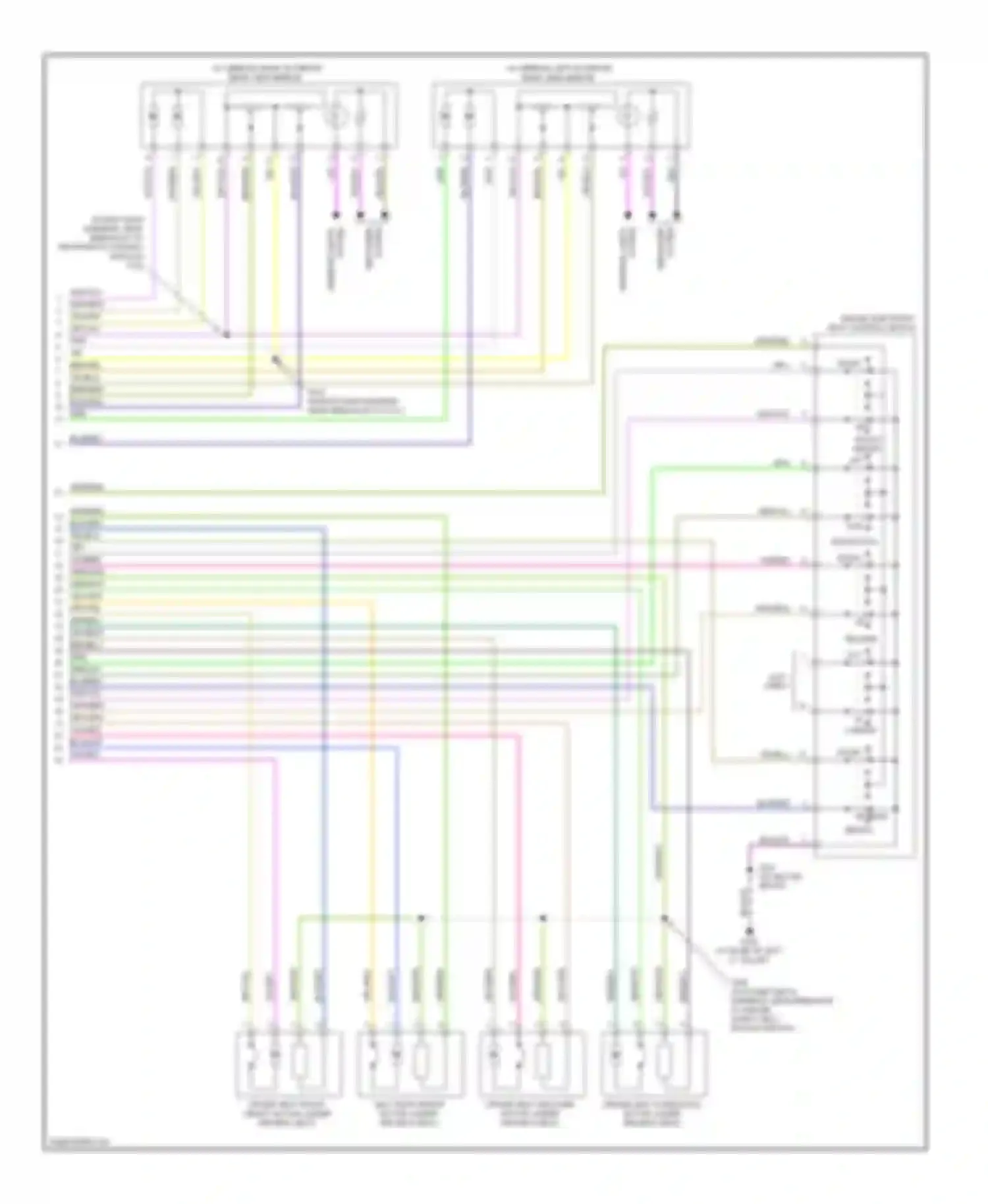 Sable Mercury V (2007-2009): Memory seat & mirrors circuit (2 of 2)