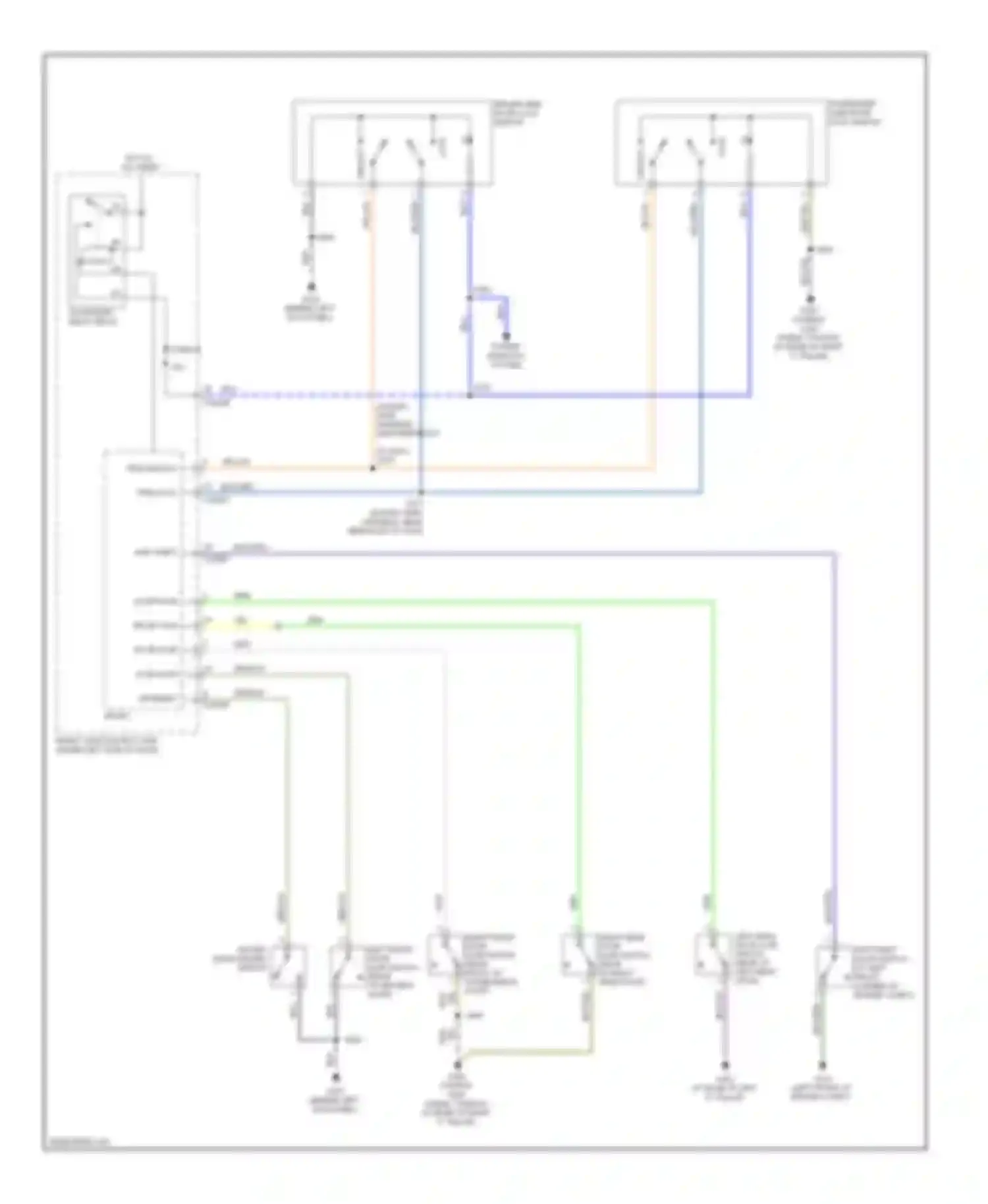 Wiring diagram accessory delay relay for Mercury Sable V (2007-2009) (1 of 4)