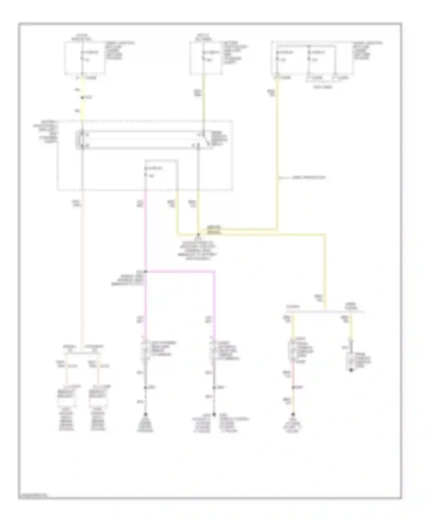 Wiring diagram fuse 45 for Mercury Sable V (2007-2009) (3 of 4)