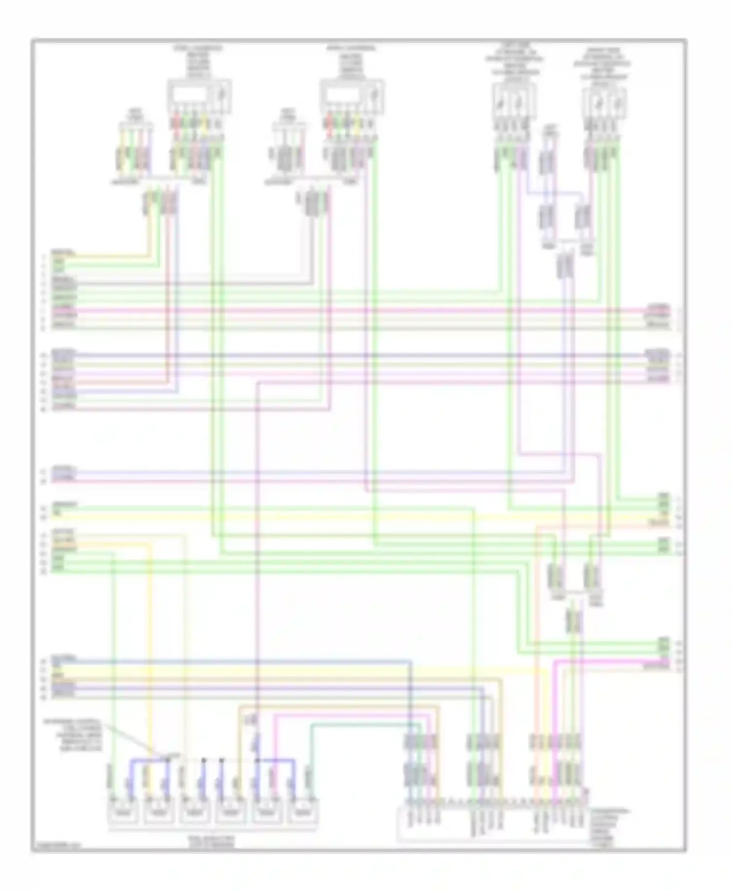 Wiring diagram inj 5 for Mercury Sable V (2007-2009) (1 of 1)