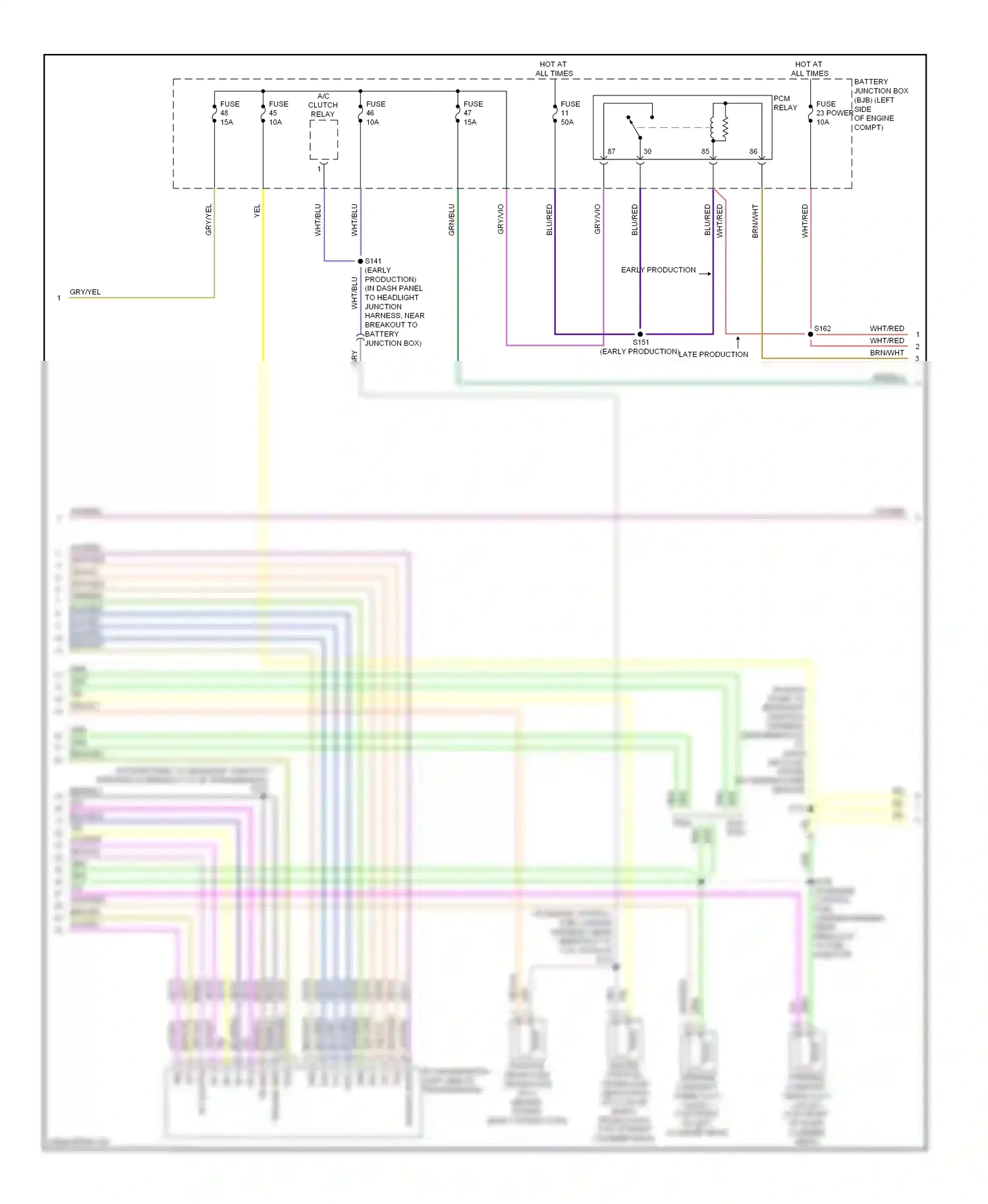 Mercury Sable V (2007-2009) lpc wiring diagram  (2 of 2)