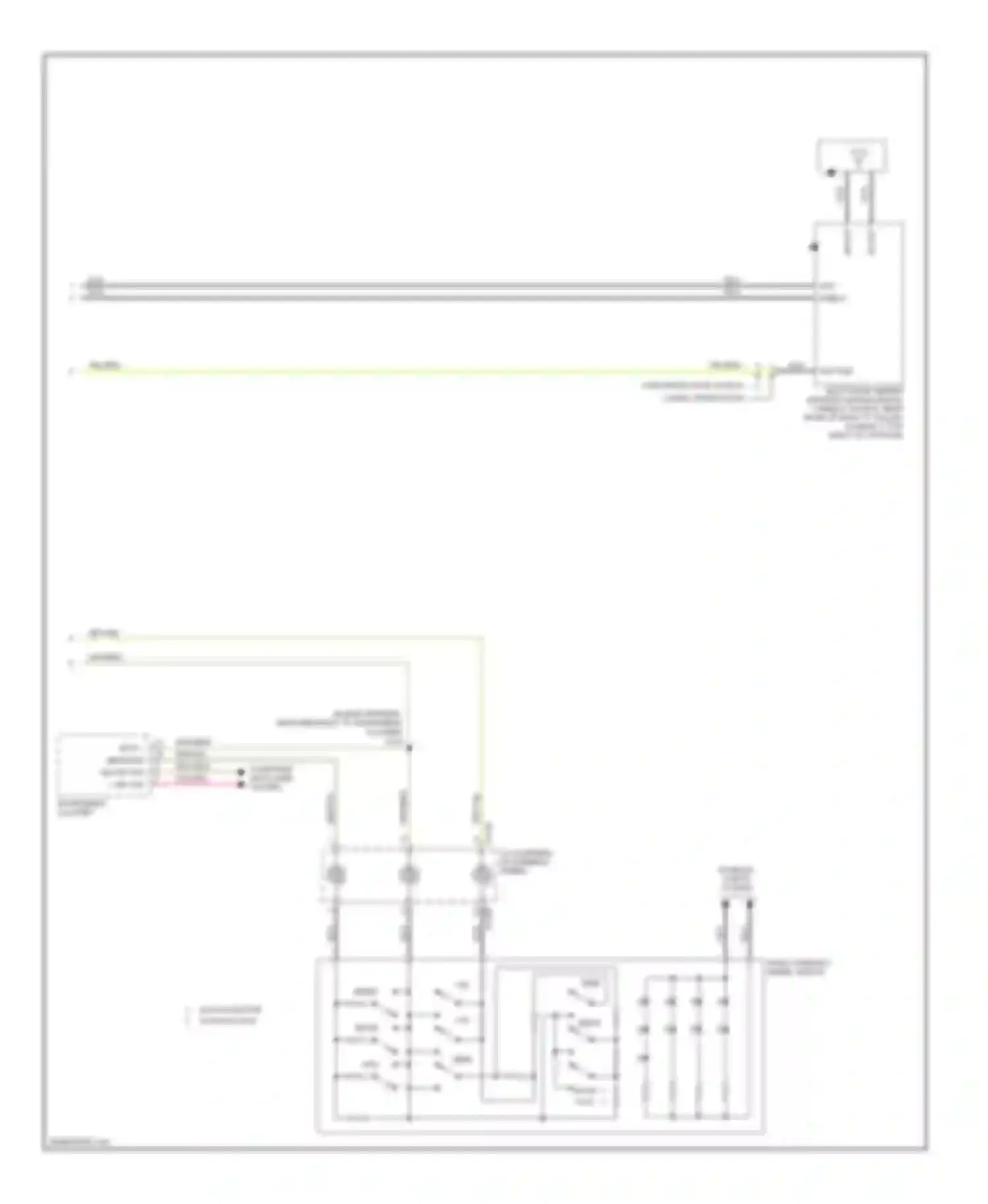 Wiring diagram mute talk for Mercury Sable V (2007-2009) (1 of 1)