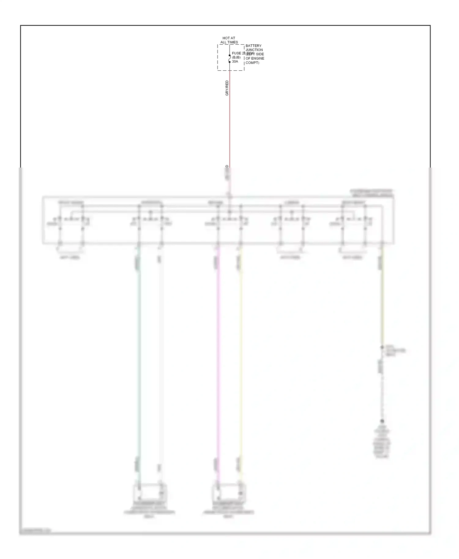 Mercury Sable V (2007-2009) (taurus x) wiring diagram  (14 of 14)