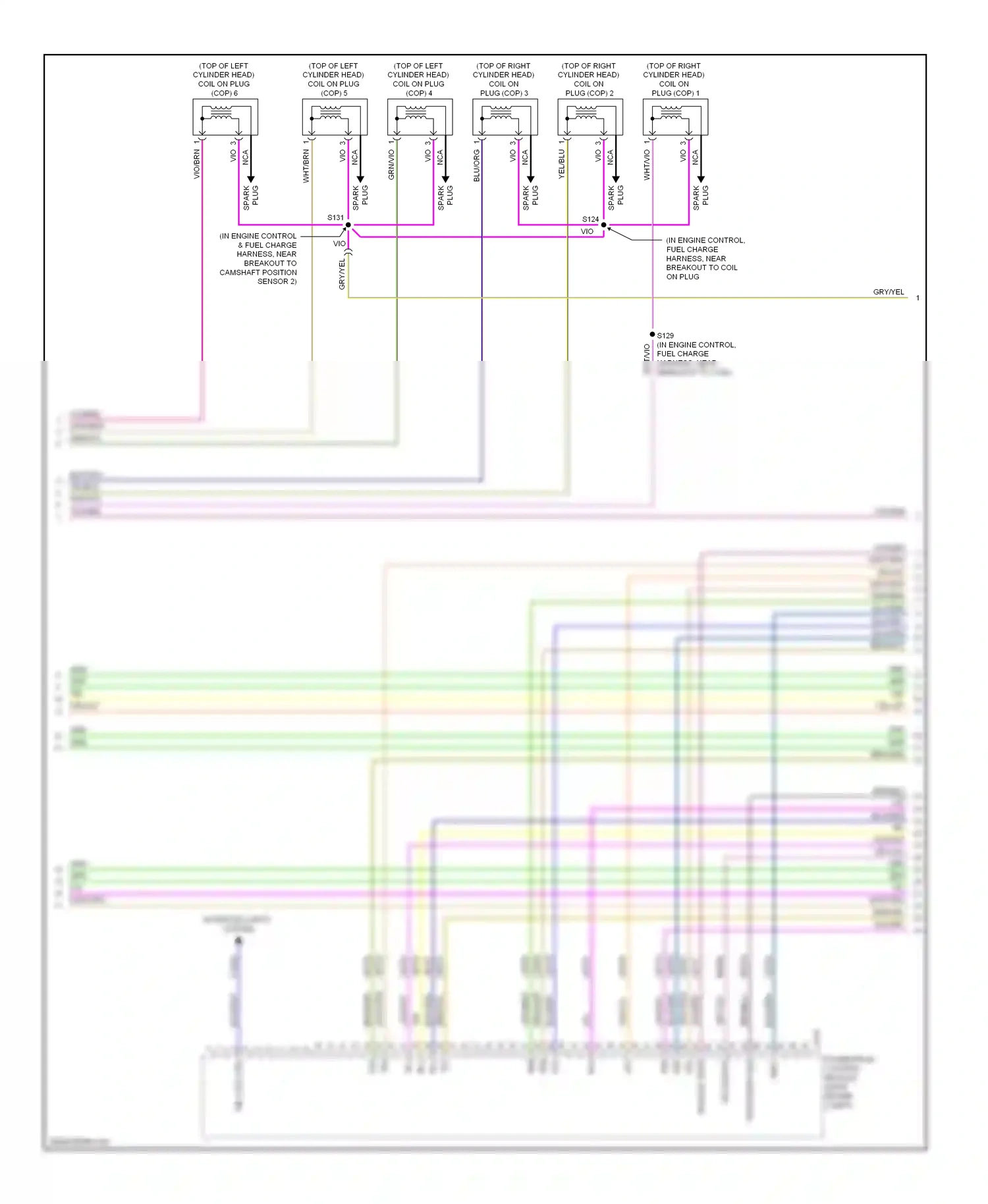 Mercury Sable V (2007-2009) tspc wiring diagram  (1 of 2)