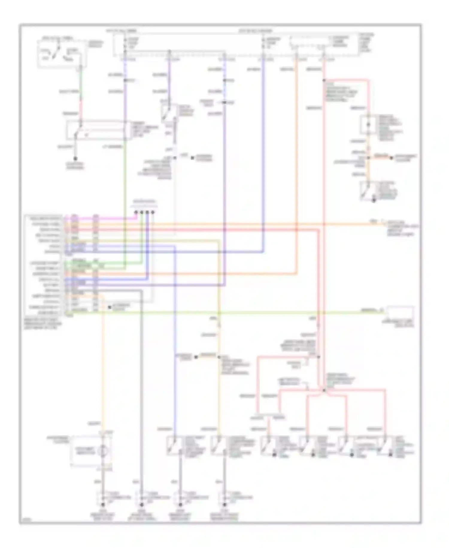 Tracer Mercury I (1991-1999): Anti-theft circuit