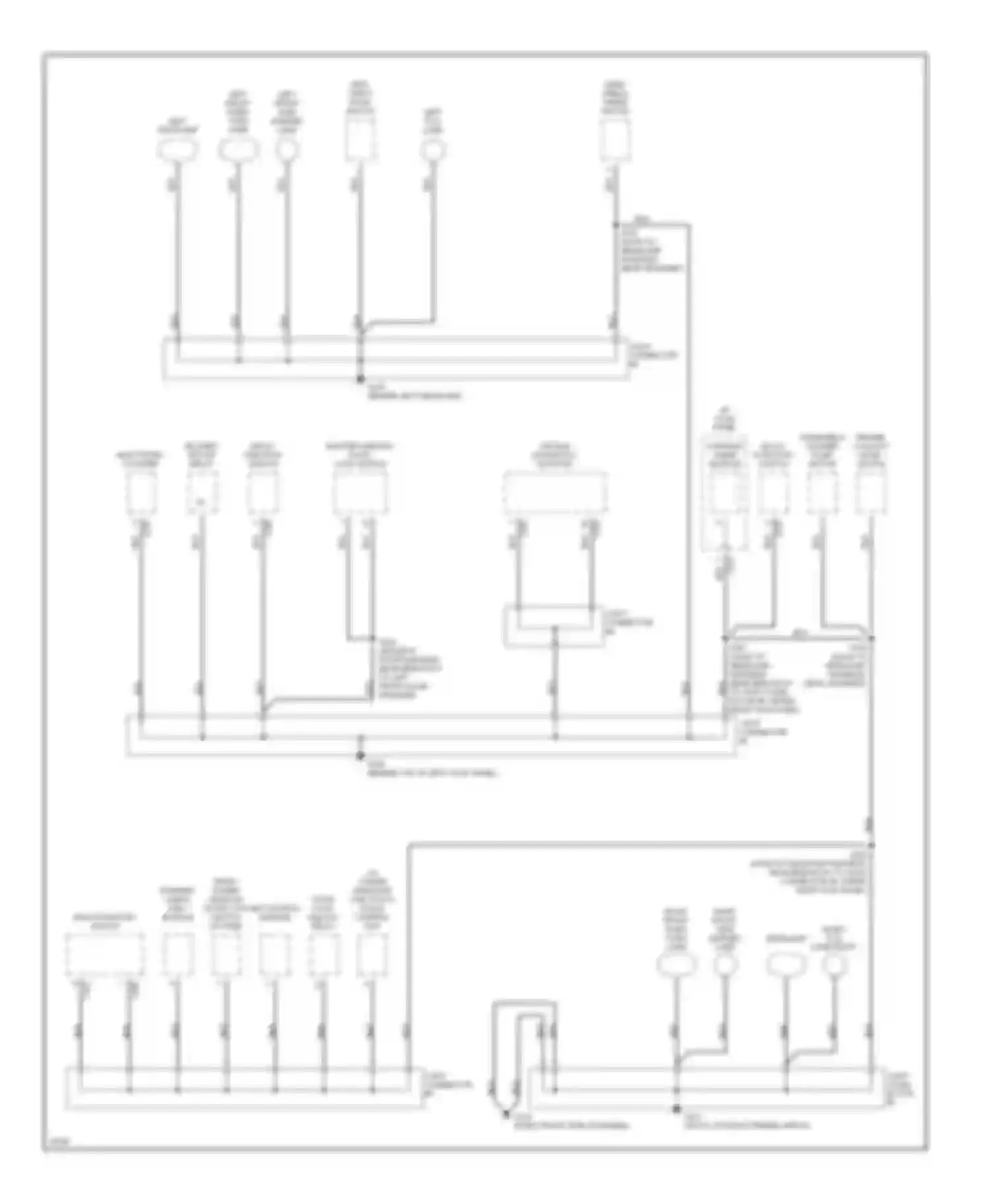 Tracer Mercury I (1991-1999): Ground distribution circuit (1 of 3)