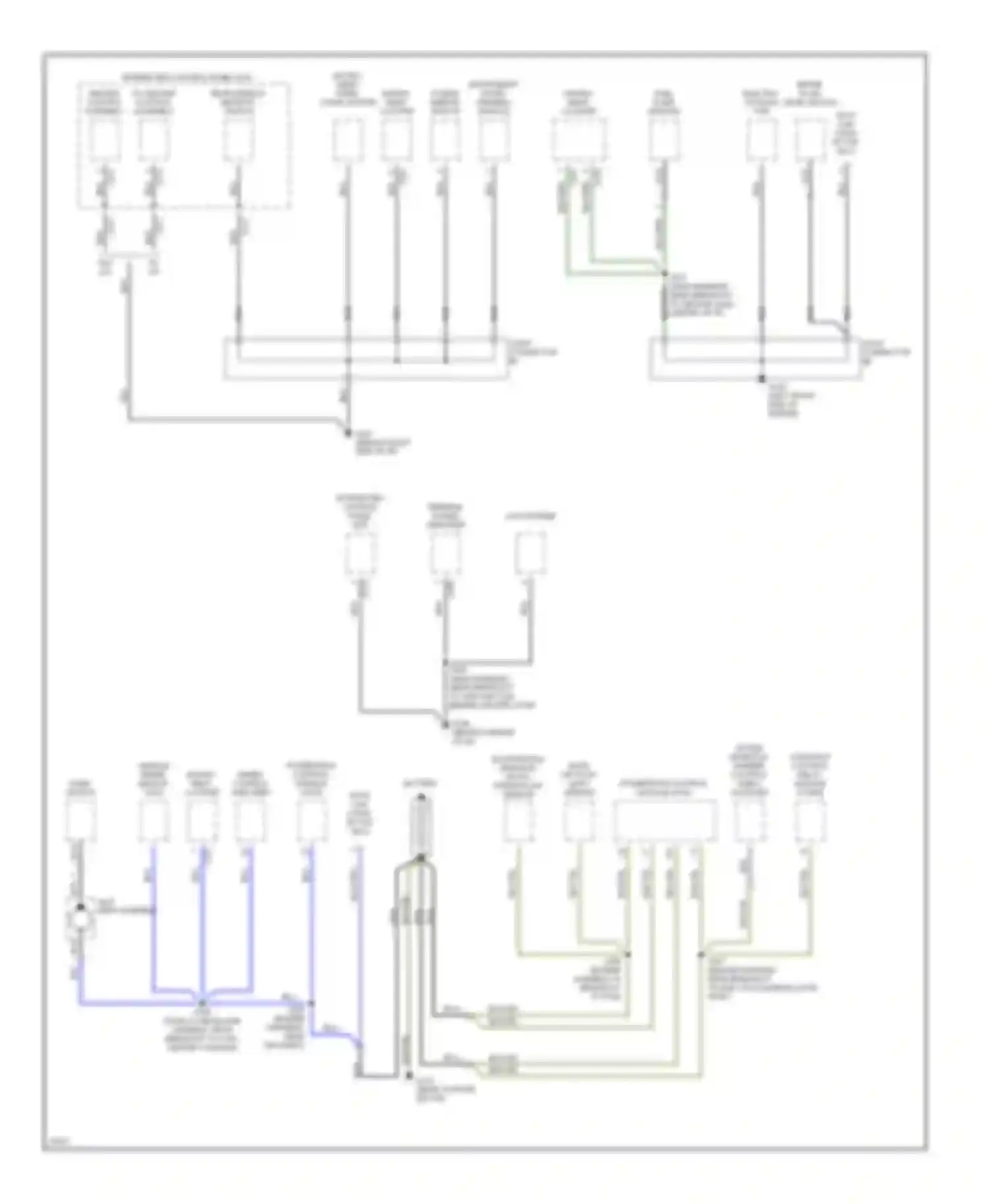 Tracer Mercury I (1991-1999): Ground distribution circuit (2 of 3)