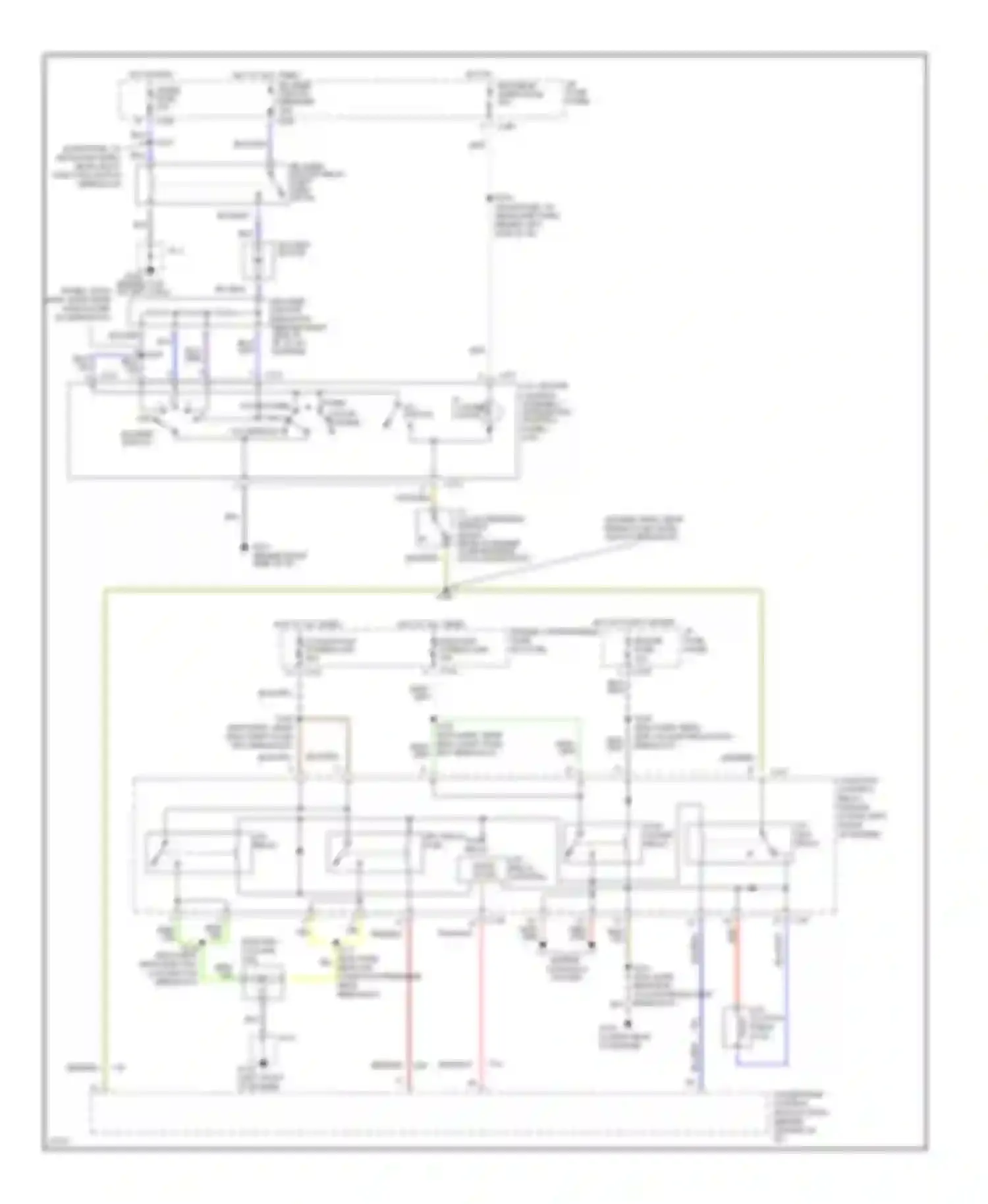 Wiring diagram j/c 3 for Mercury Tracer I (1991-1999) (1 of 3)