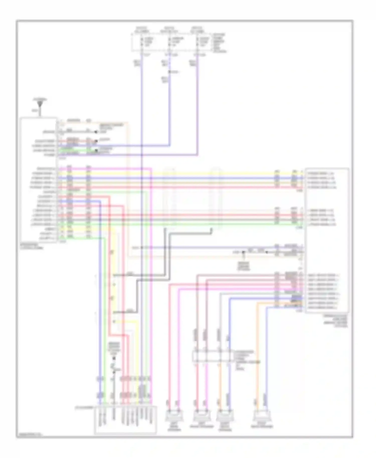 Wiring diagram room fuse for Mercury Tracer I (1991-1999) (4 of 8)