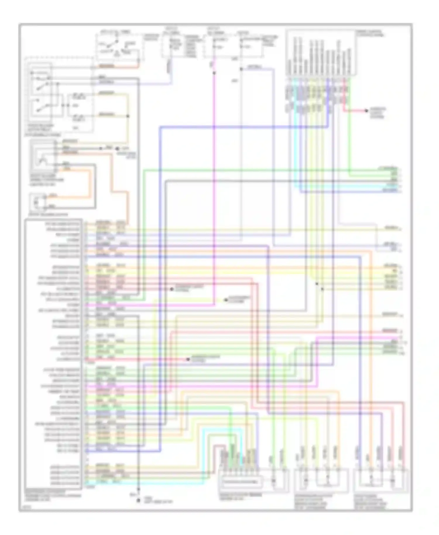 Villager Mercury I (1992-1998): A/c circuit, auto a/c (1 of 2)
