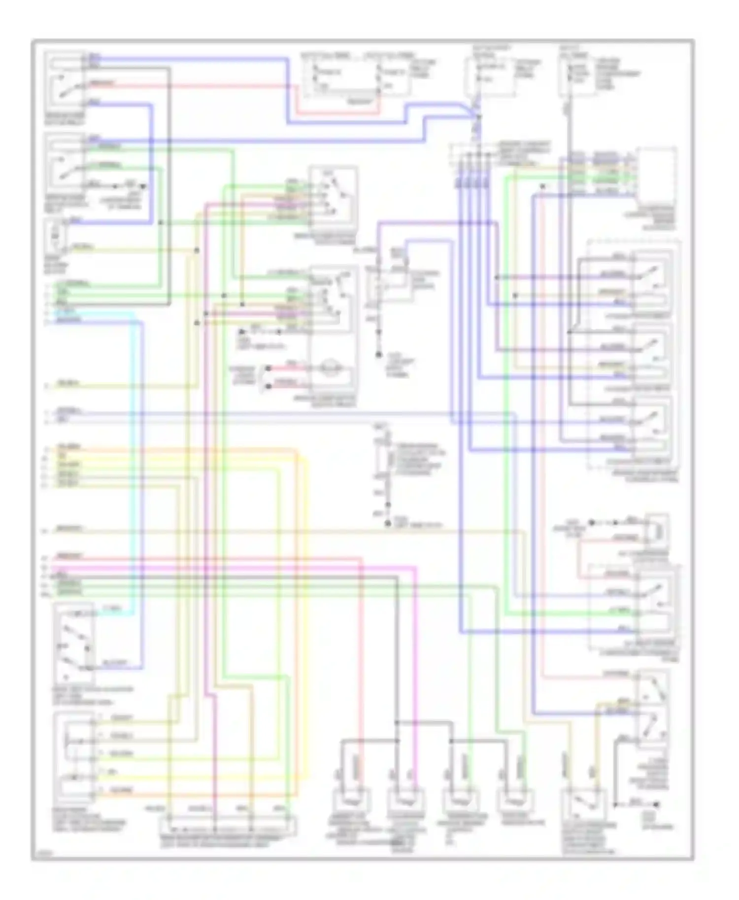 Villager Mercury I (1992-1998): A/c circuit, auto a/c (2 of 2)