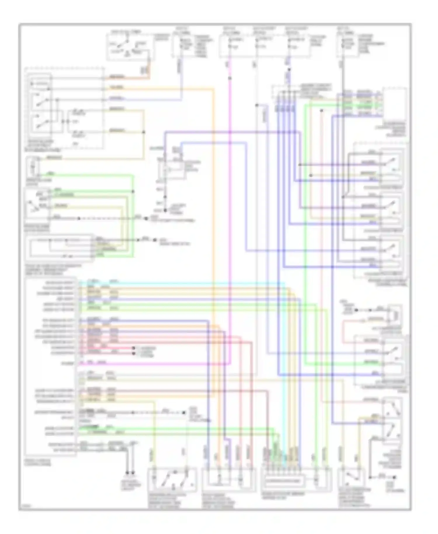 Villager Mercury I (1992-1998): A/c circuit, manual a/c
