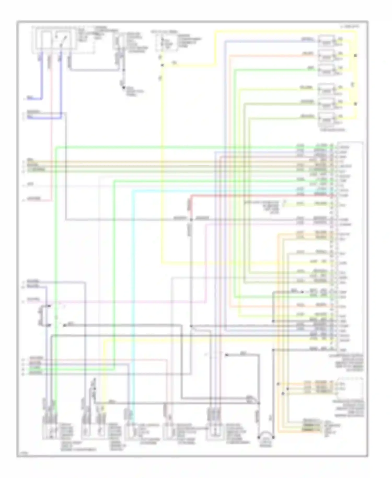 Villager Mercury I (1992-1998): Wiring diagram engine performance 3.0ls (3 of 3)