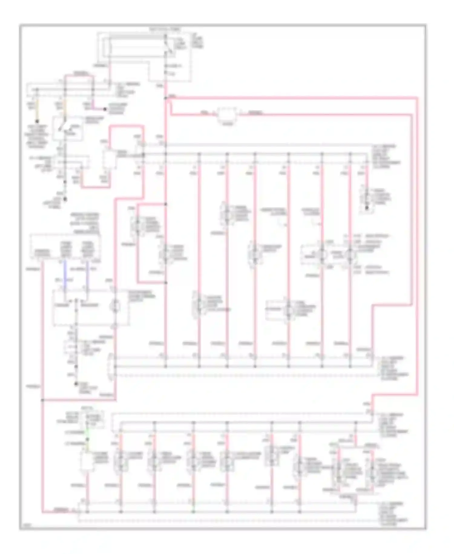 Villager Mercury I (1992-1998): Instrument illumination circuit