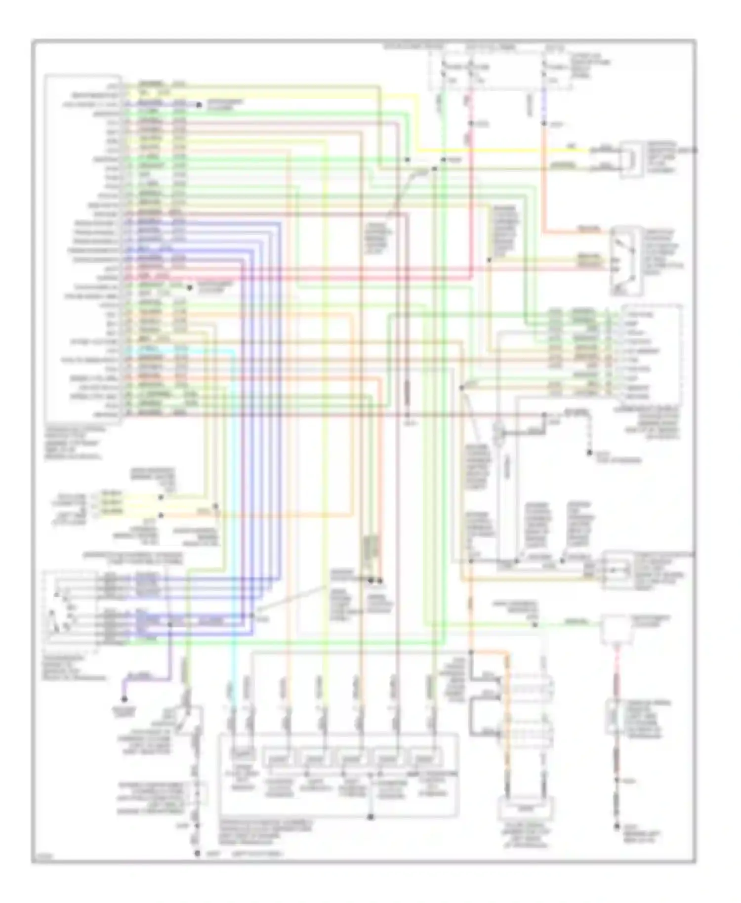 Villager Mercury I (1992-1998): Transmission circuit