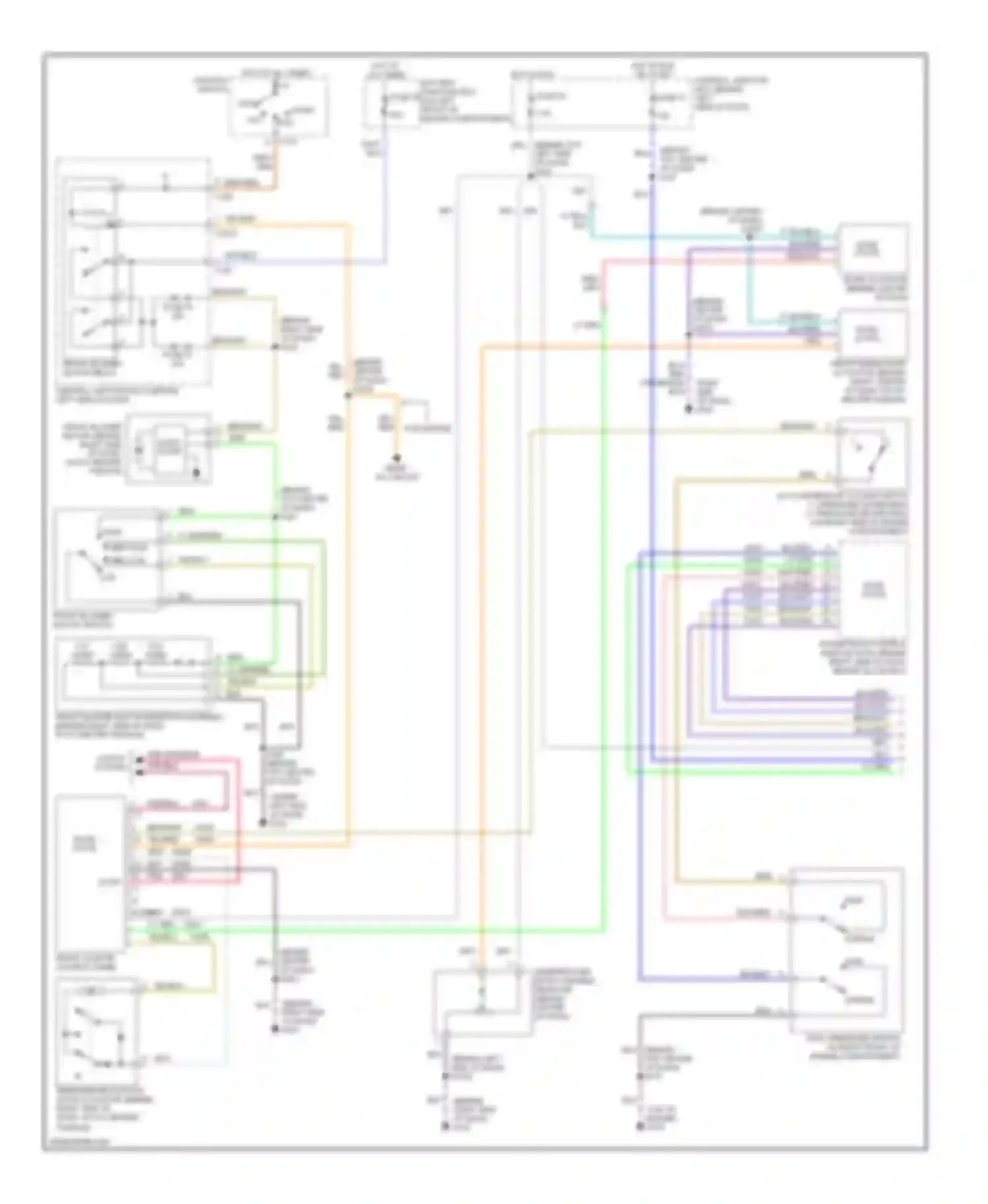 Villager Mercury II (1998-2002): Manual a/c circuit (1 of 2)