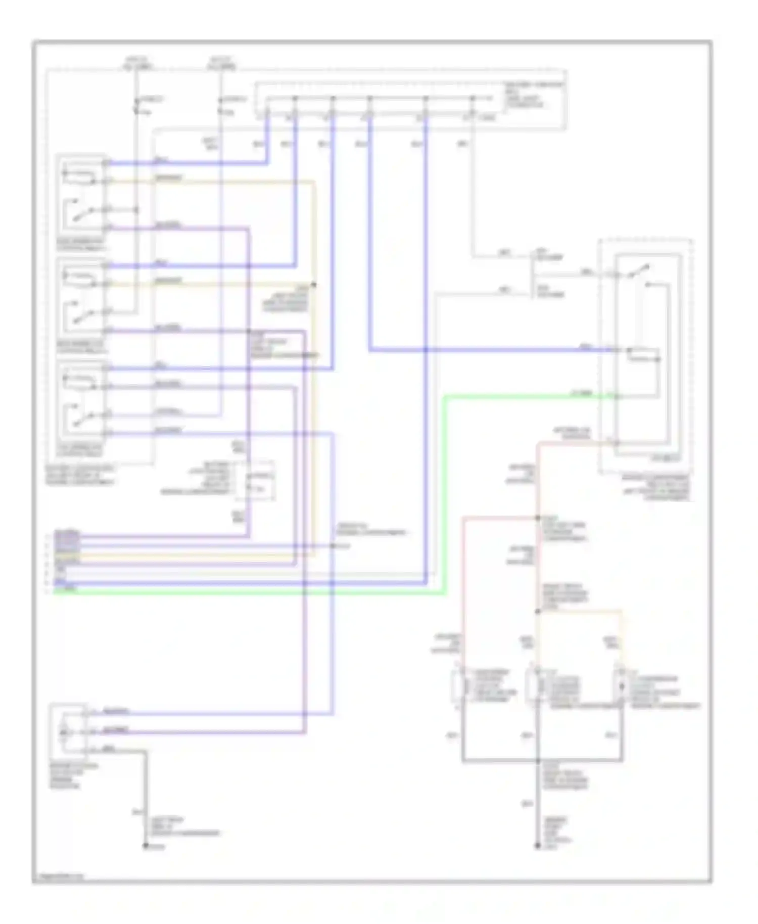 Wiring diagram blk for Mercury Villager II (1998-2002) (9 of 57)