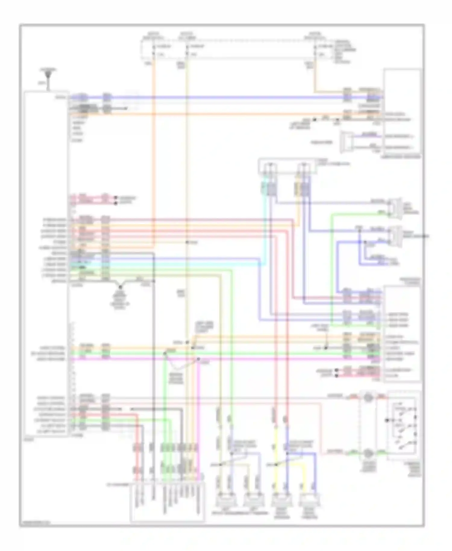 Wiring diagram brn for Mercury Villager II (1998-2002) (29 of 29)