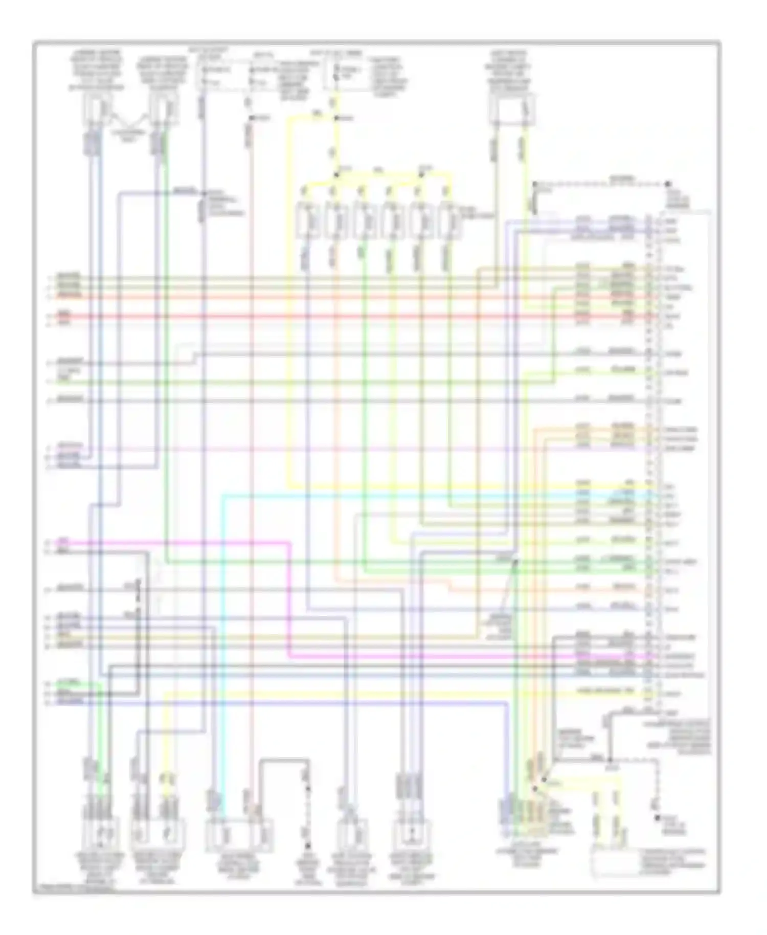 Wiring diagram hot in start or run for Mercury Villager II (1998-2002) (10 of 14)