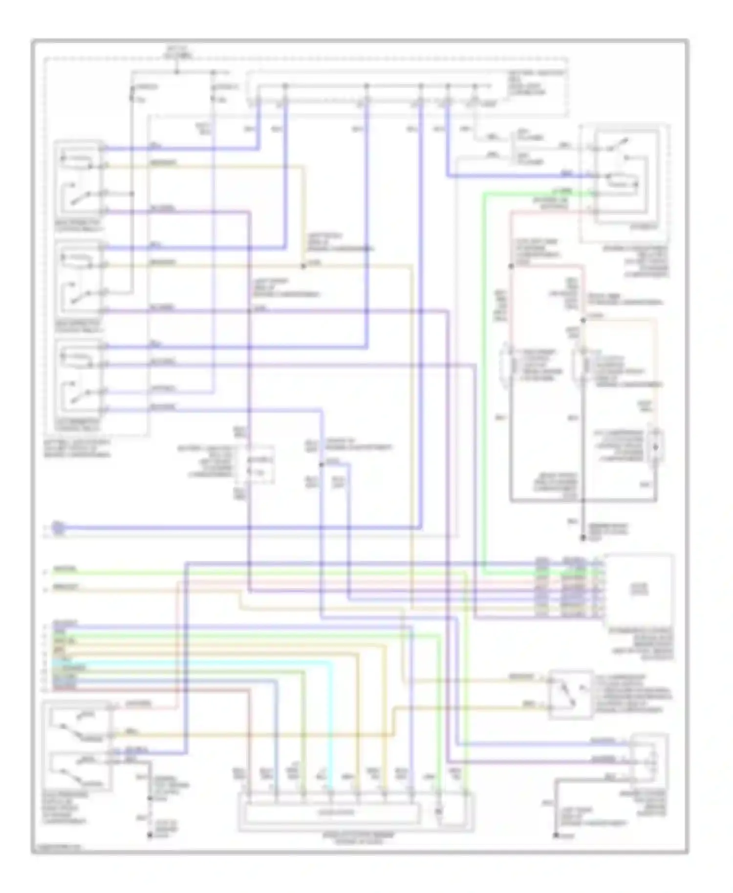 Wiring diagram lt lt for Mercury Villager II (1998-2002) (1 of 2)