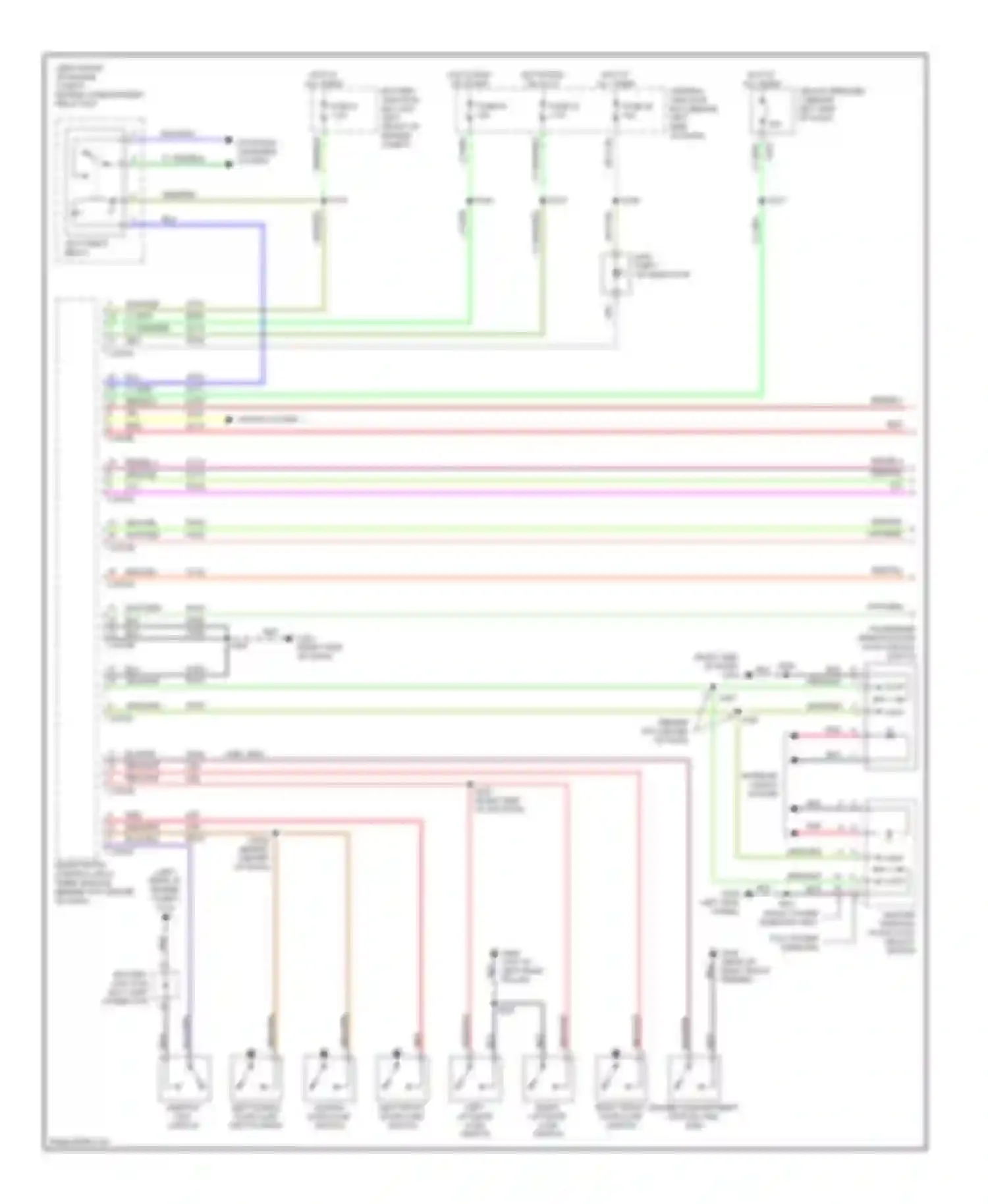 Wiring diagram vio for Mercury Villager II (1998-2002) (1 of 24)