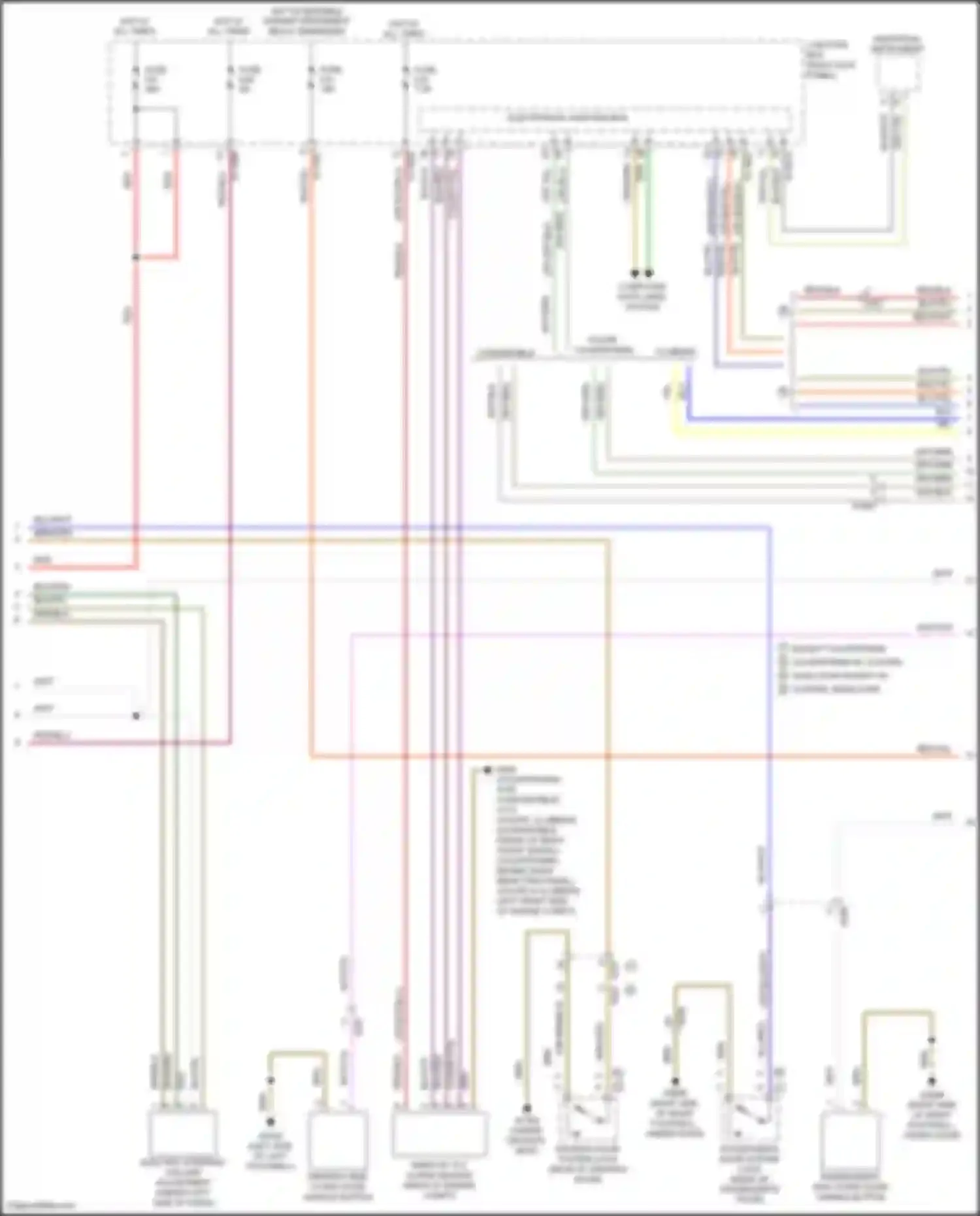 Cooper Clubman MINI I facelift (2010-2014): Access/start circuit (2 of 3)