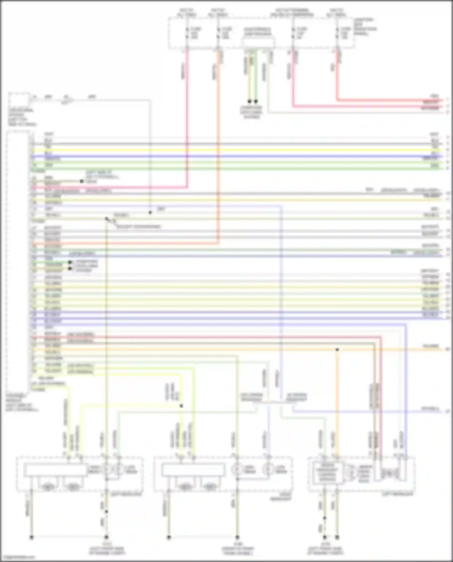 Cooper Clubman MINI I facelift (2010-2014): Headlights circuit (1 of 2)