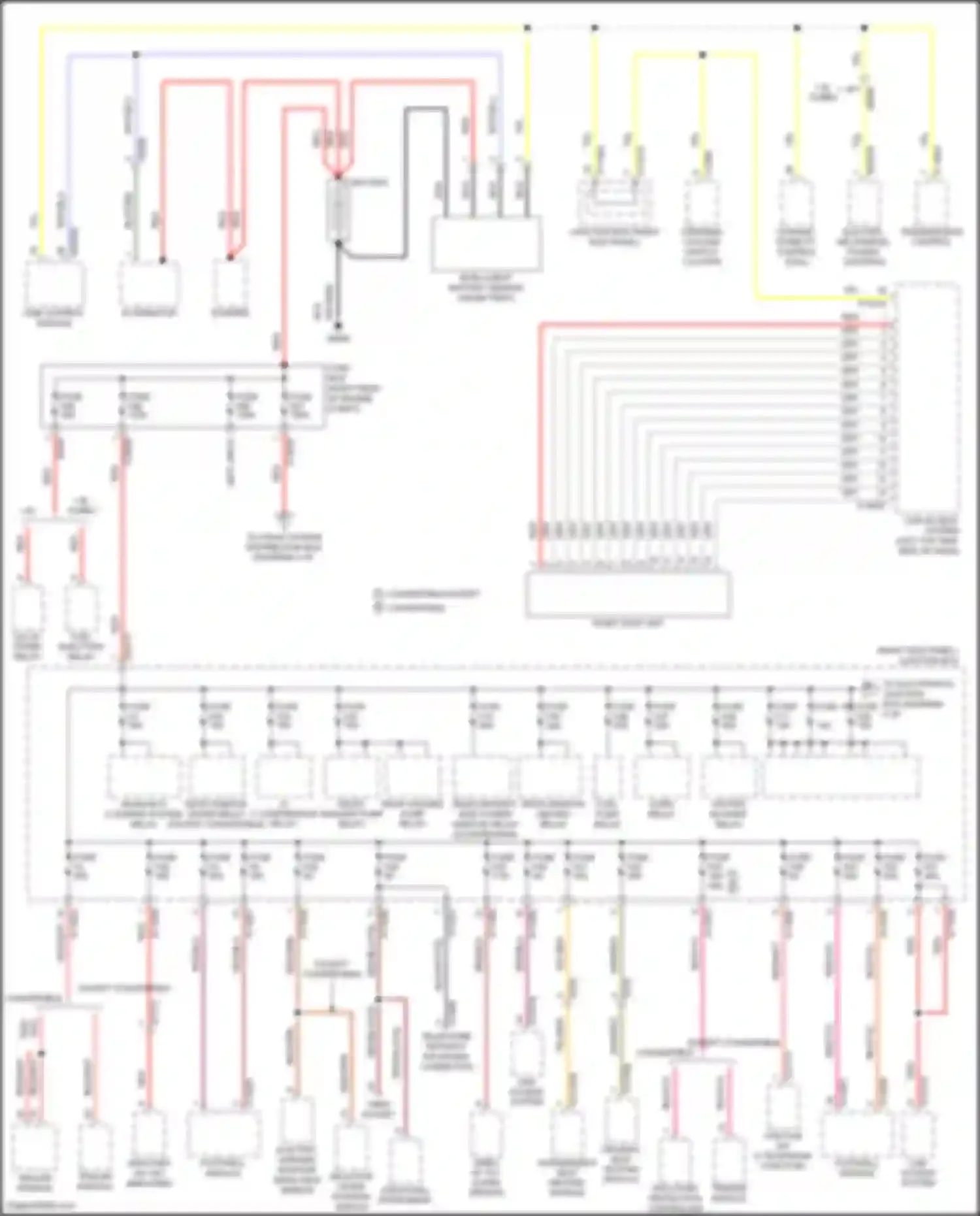 Cooper Clubman MINI I facelift (2010-2014): Power distribution circuit (1 of 3)