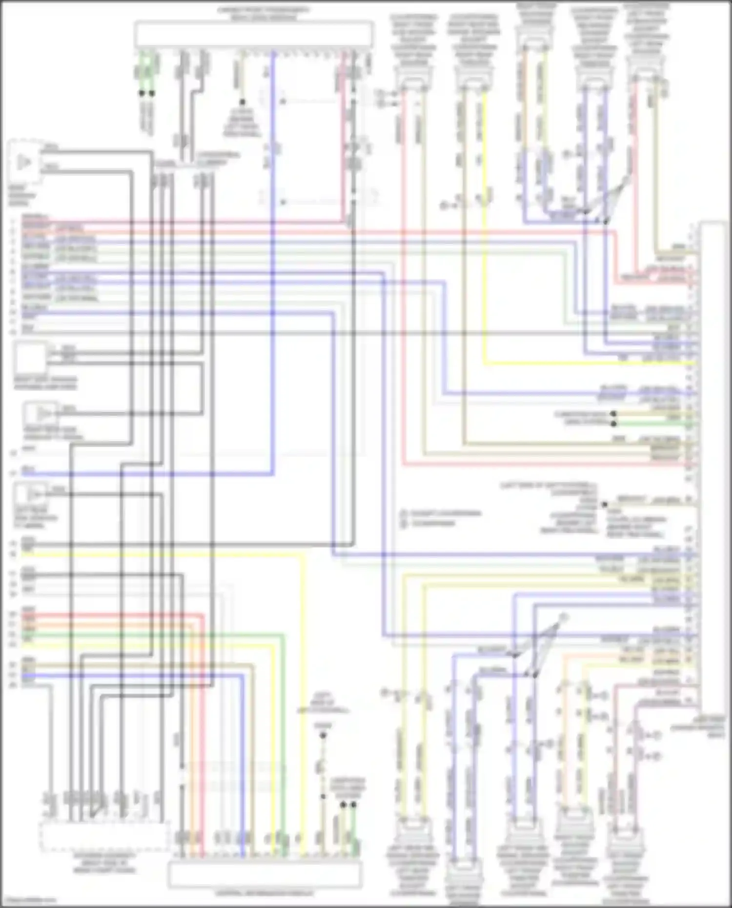 Wiring diagram blk/vio for MINI Cooper Clubman I facelift (2010-2014) (3 of 14)