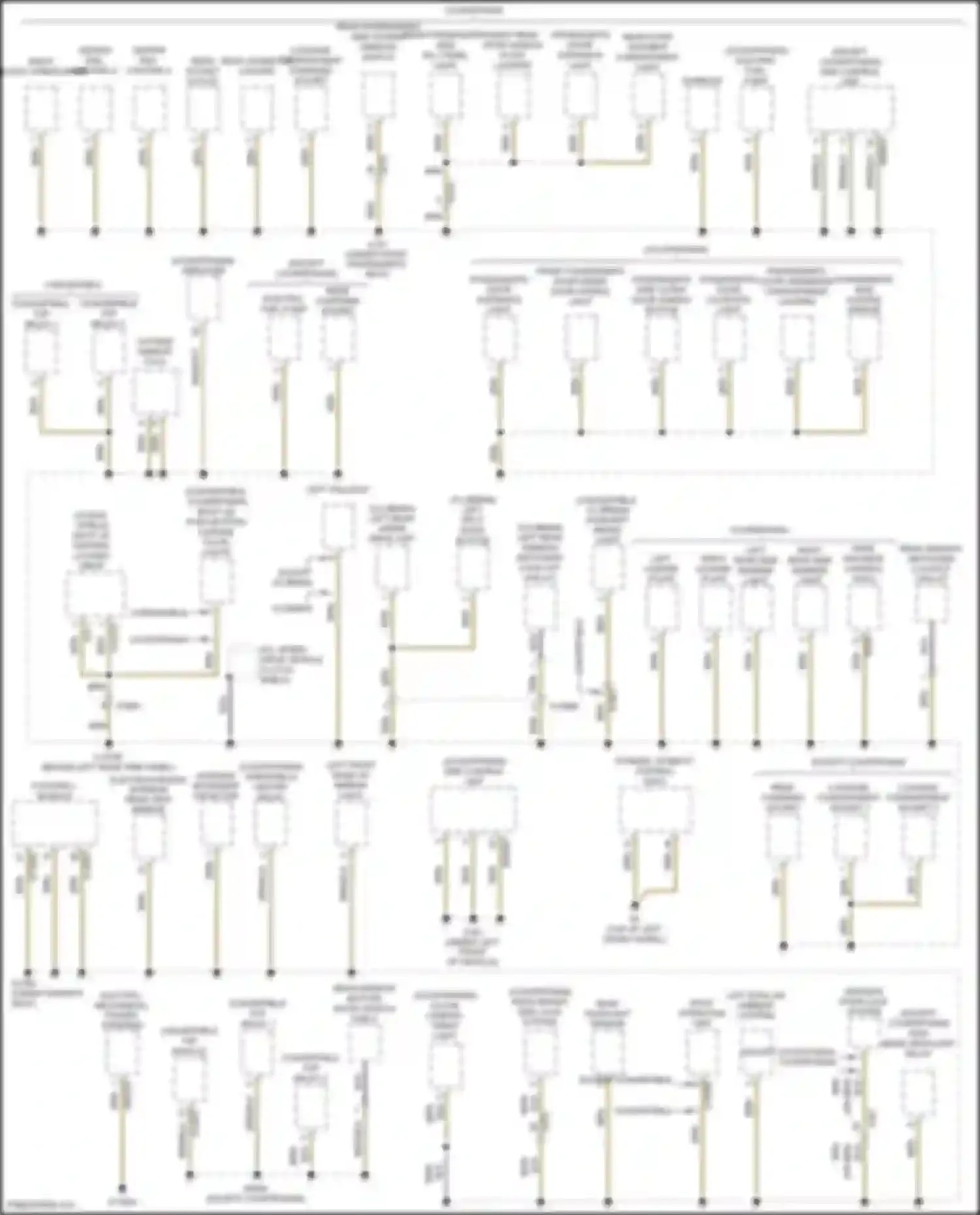 Wiring diagram left front make- up mirror light for MINI Cooper Clubman I facelift (2010-2014) (8 of 9)