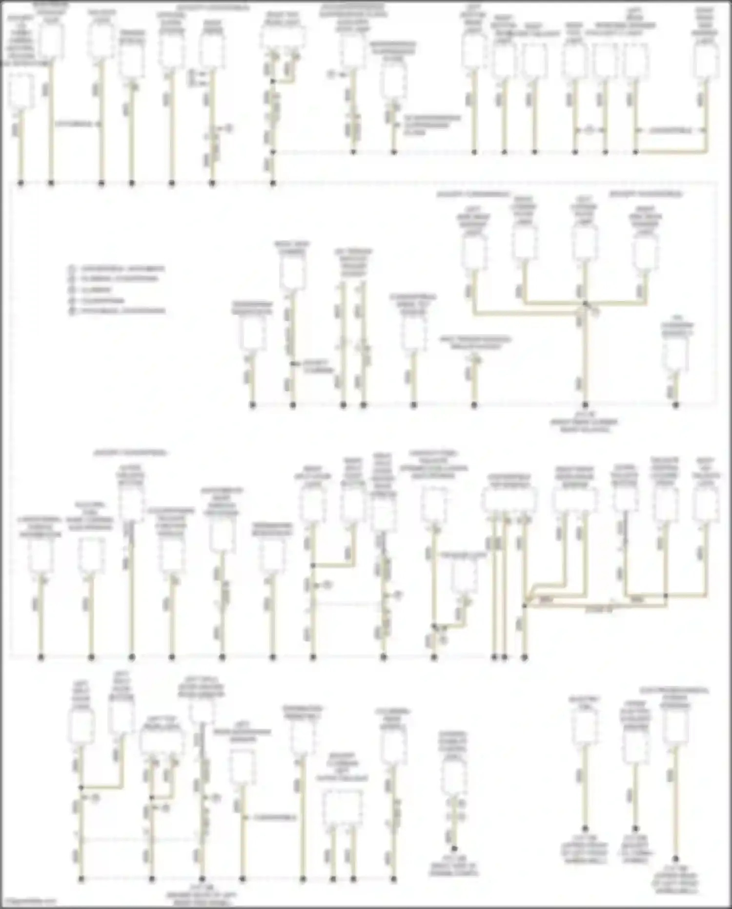 Cooper Clubman MINI II facelift (2019-2024): Ground distribution circuit (3 of 4)