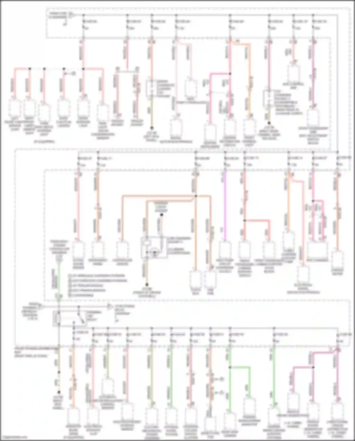 Cooper Clubman MINI II facelift (2019-2024): Power distribution circuit (3 of 4)