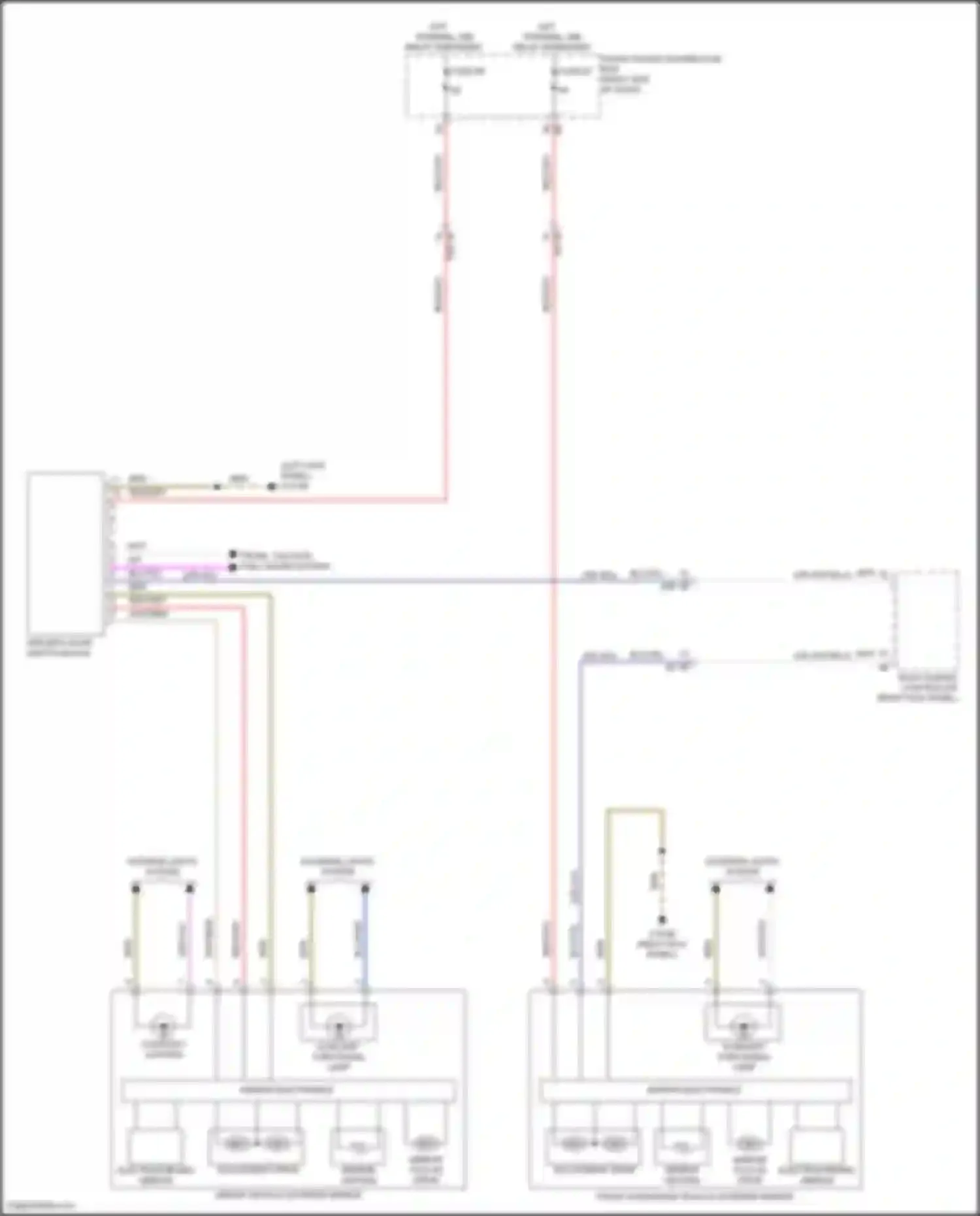 Cooper Clubman MINI II facelift (2019-2024): Power mirrors circuit, w/ lin bus function