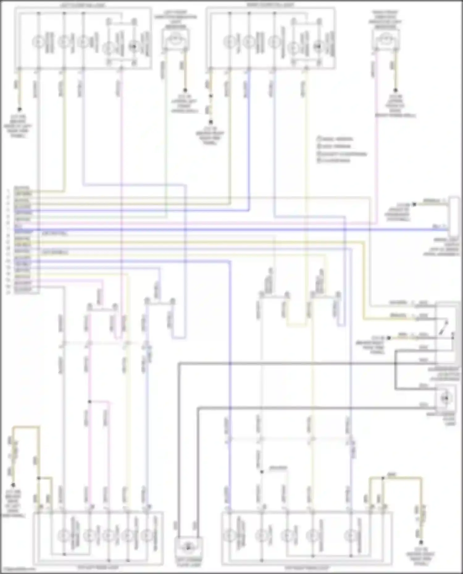 Wiring diagram blu/gry for MINI Cooper Clubman II (2015-2019) (6 of 10)